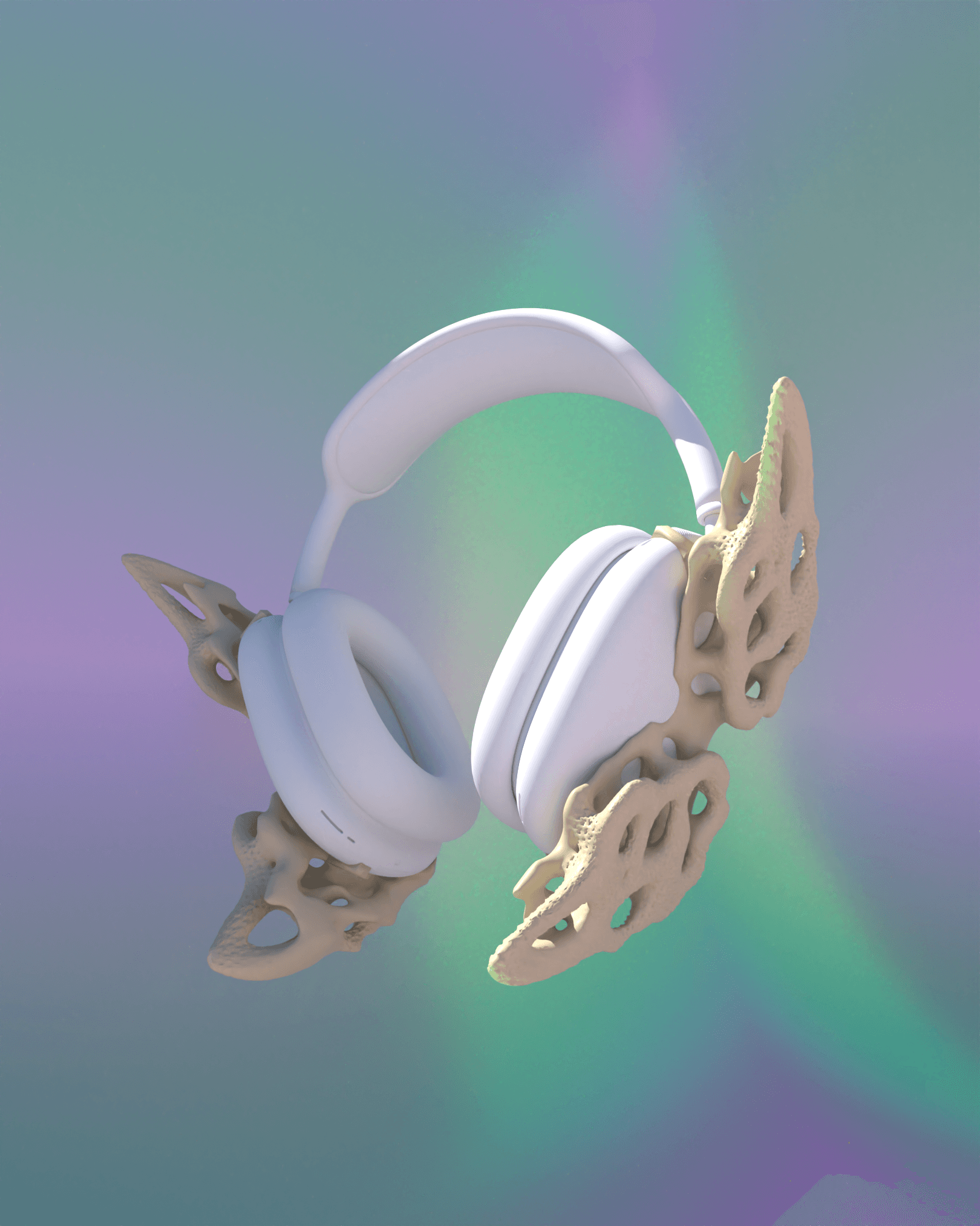 V3 ABSTRACT AIRPODS MAX ACCESSORY 3d model