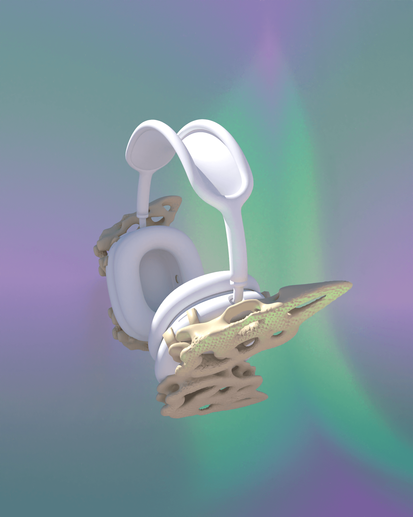 V3 ABSTRACT AIRPODS MAX ACCESSORY 3d model