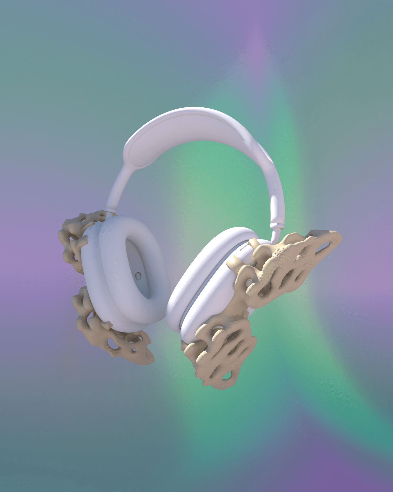 V3 ABSTRACT AIRPODS MAX ACCESSORY 3d model