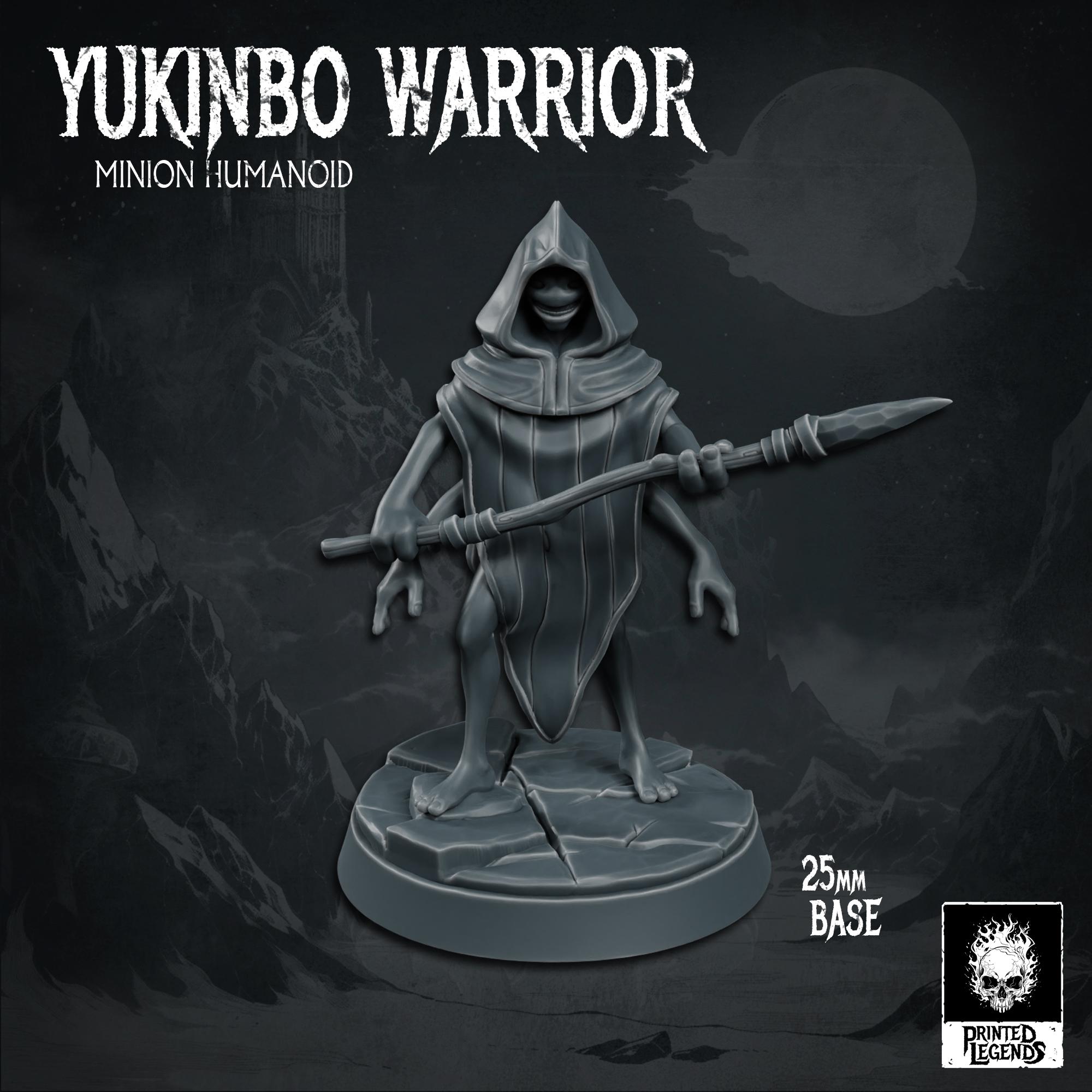 Yukinbo Warriors x4 (25mm Bases) 3d model