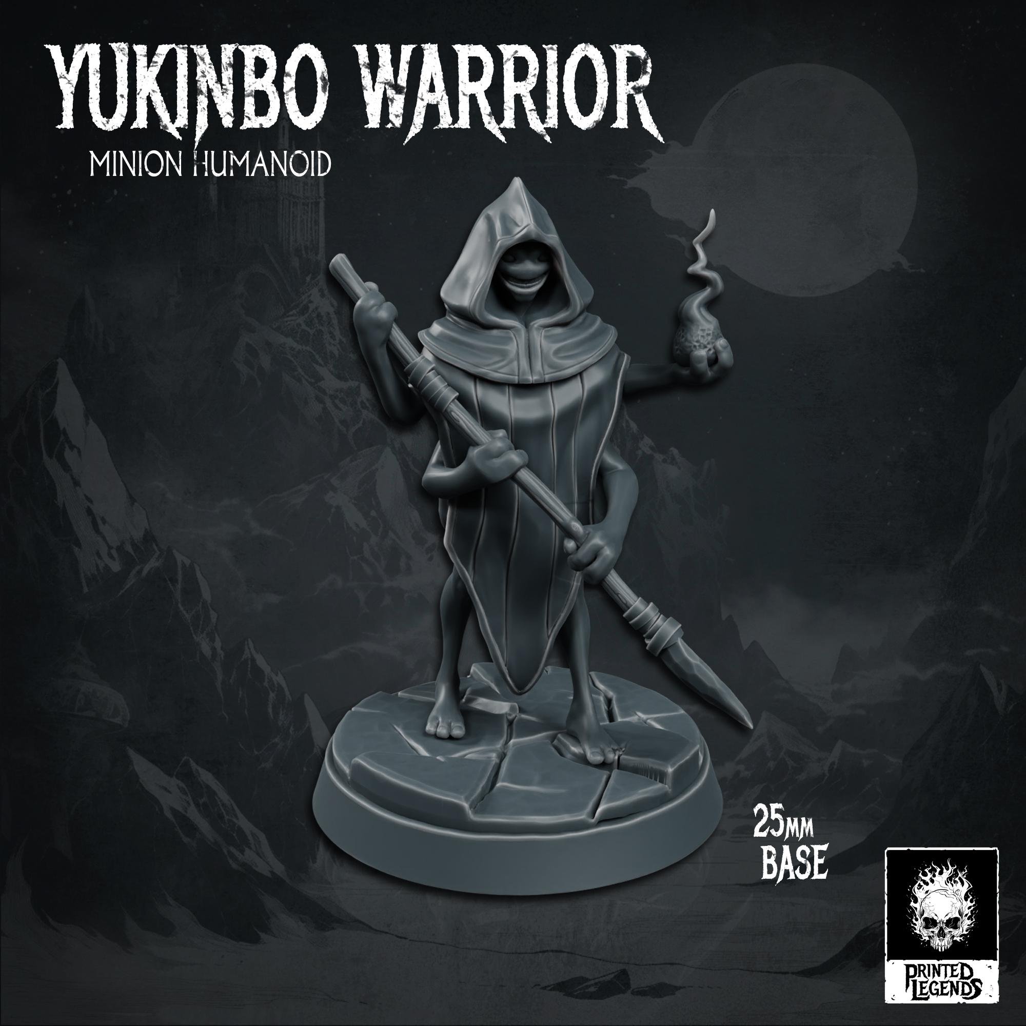 Yukinbo Warriors x4 (25mm Bases) 3d model