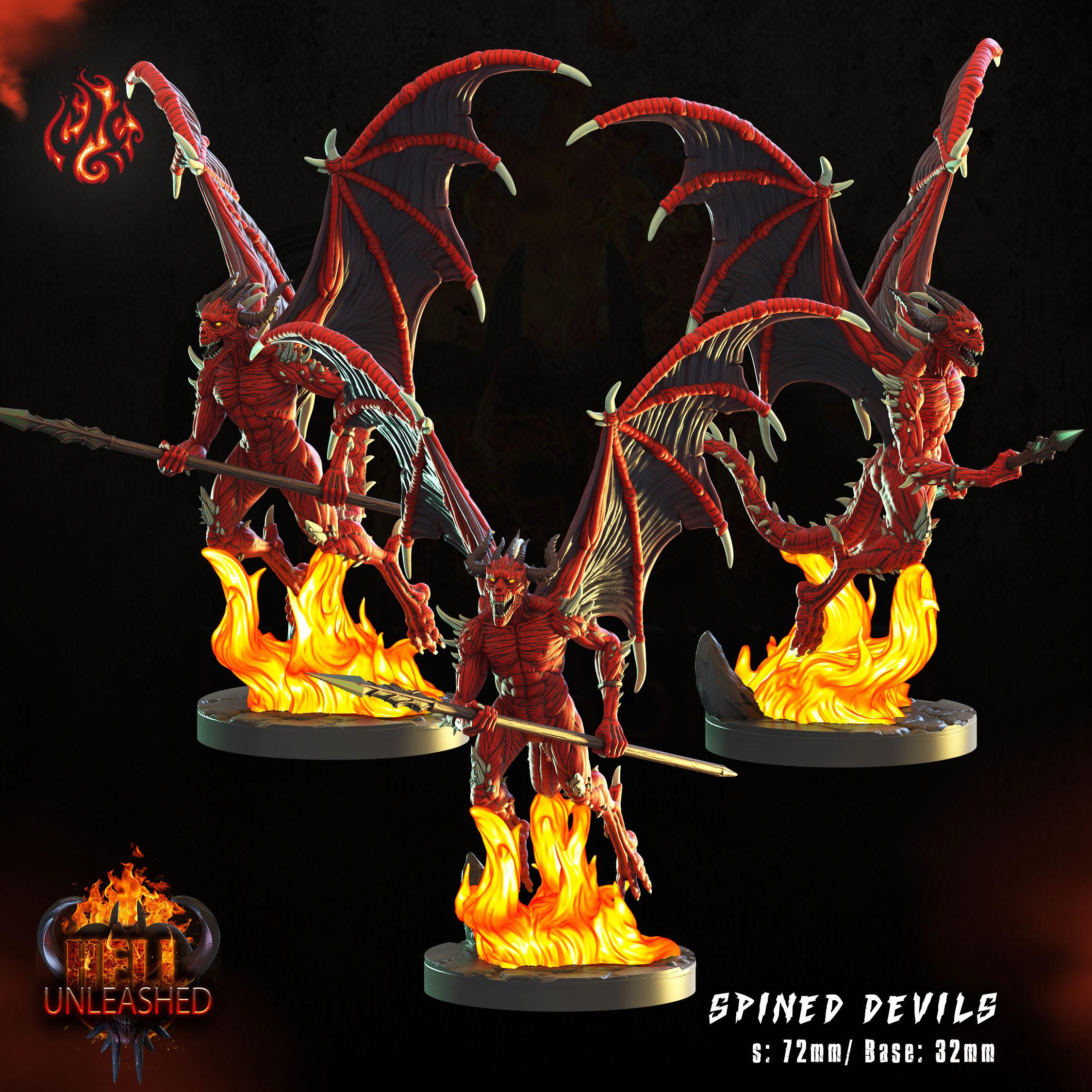 Spined Devils 3d model