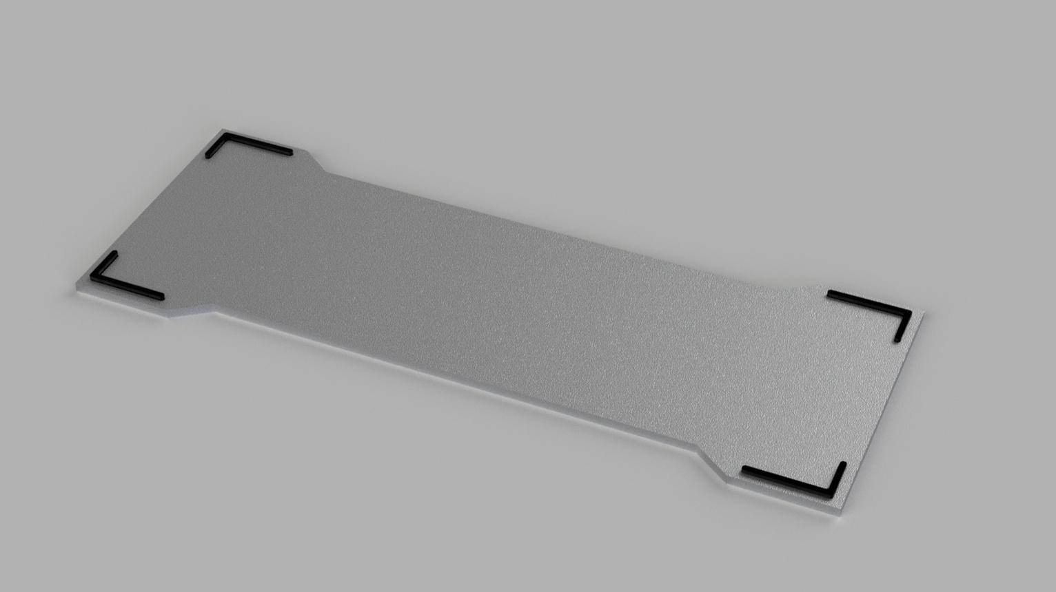 Laptop keyboard block 3d model