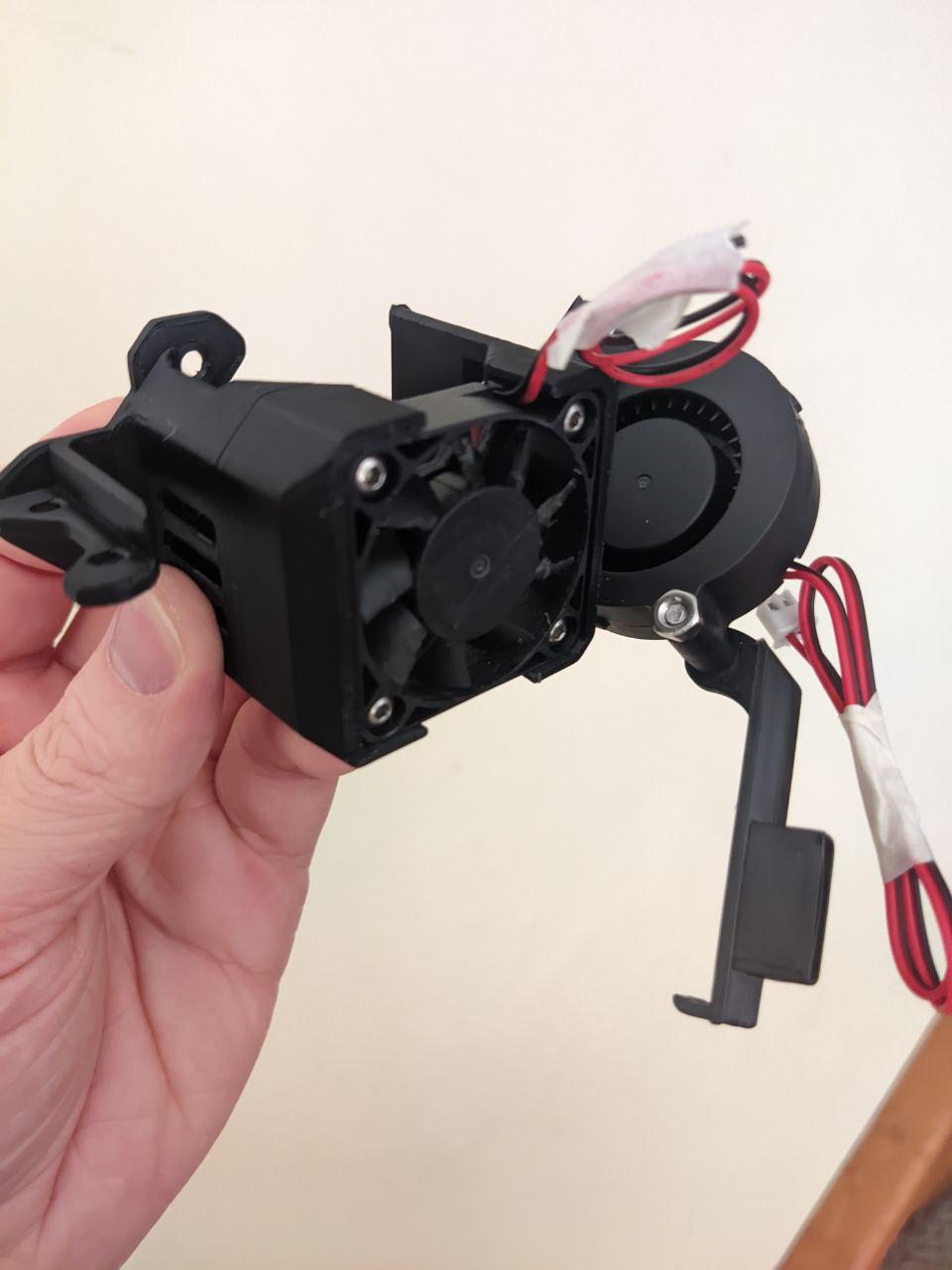 Ender 3v2 Print Head [ CR-Touch + 5015 ] 3d model