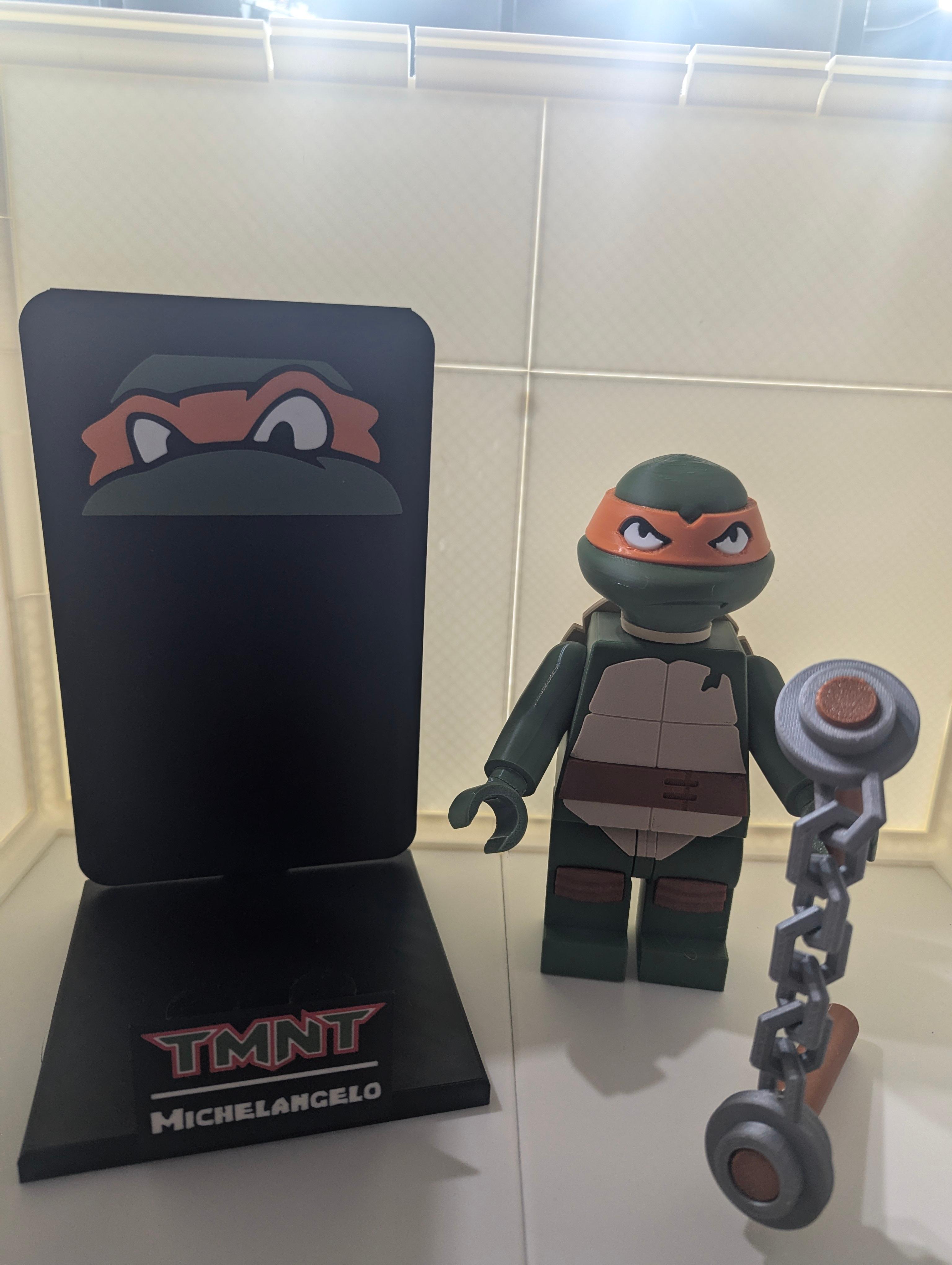 TMNT Multicolor Nameplates Total Set 3d model