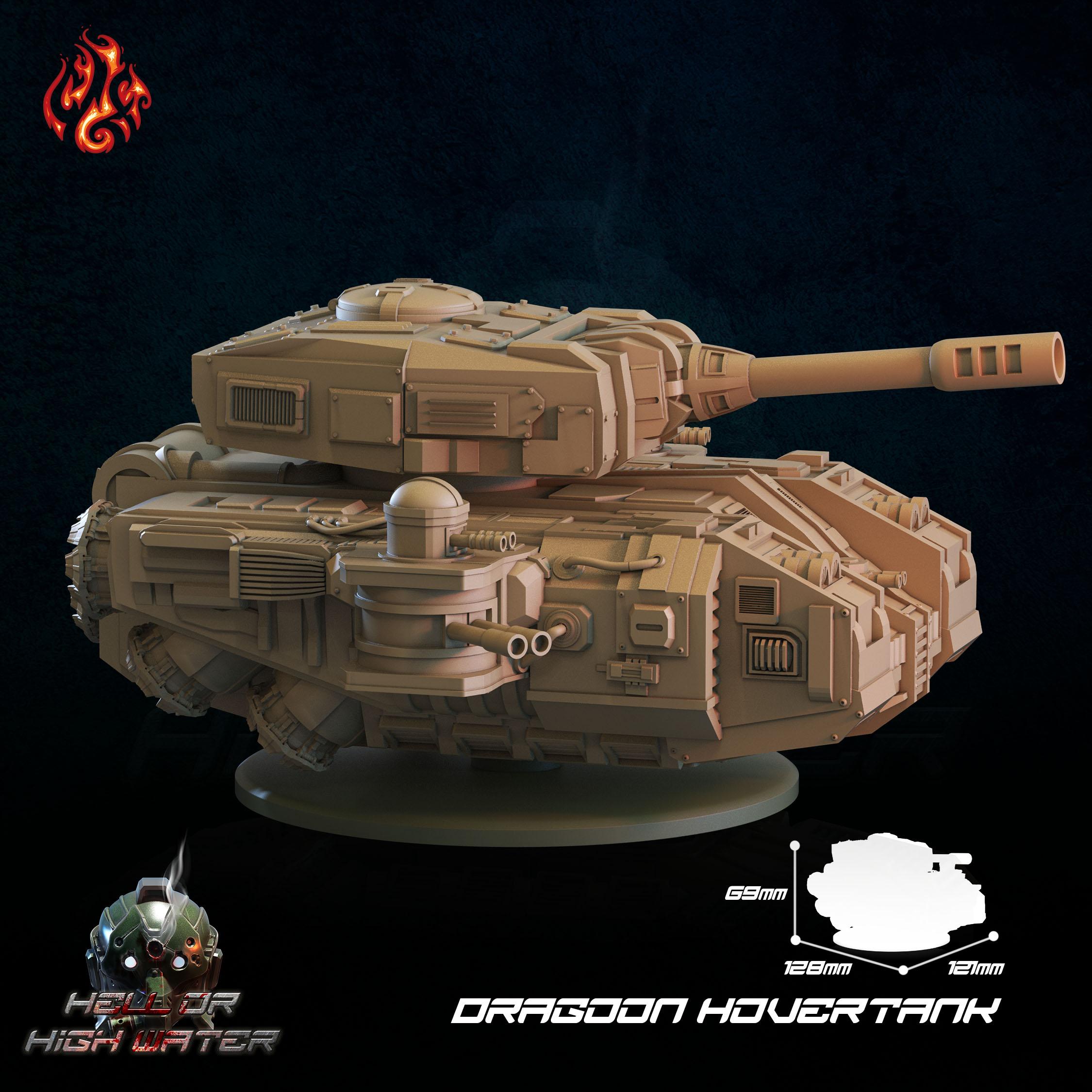 Dragoon Hovertank 3d model