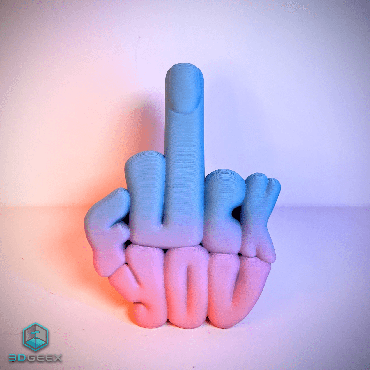 F**k You Desk Decor 3d model