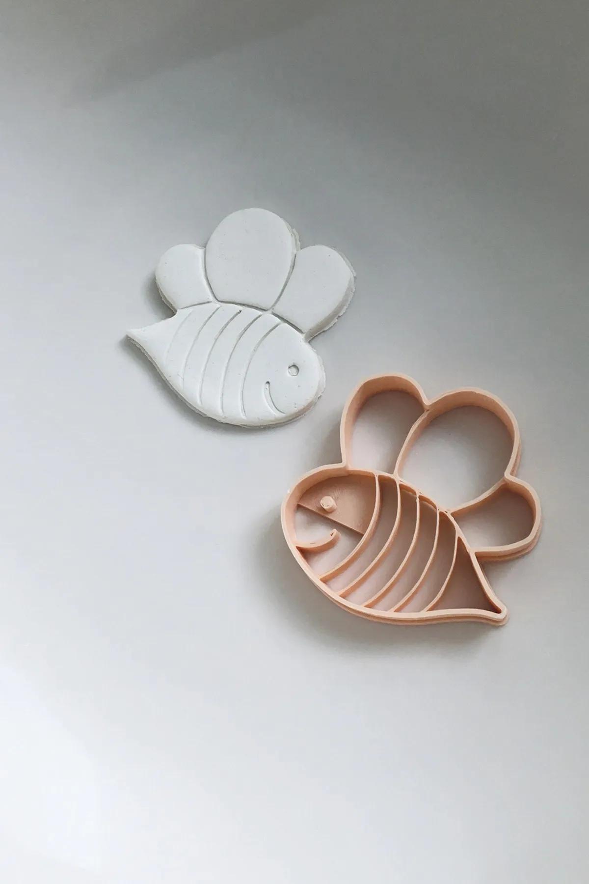 Bee Model Cookie Cutter, Biscuit Cutter 3d model