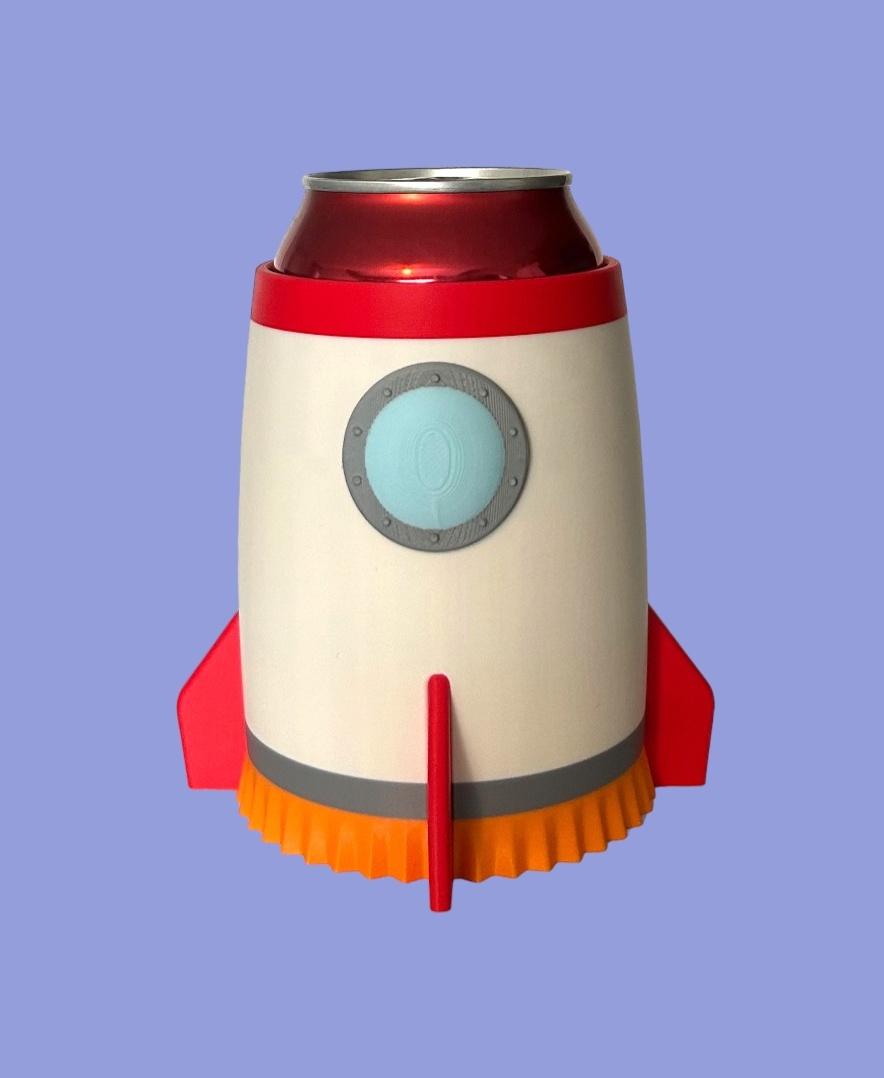 Rocket Koozie 3d model