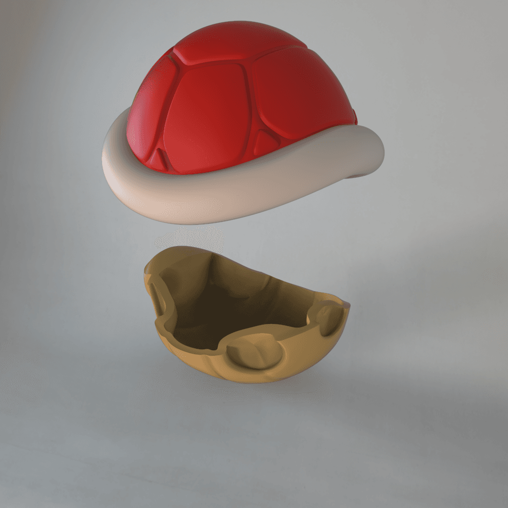 Mario Shell Container 3d model