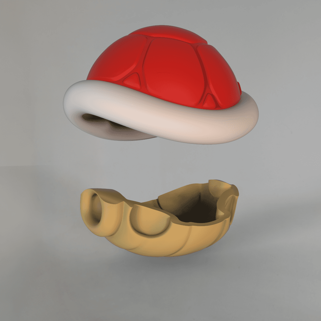 Mario Shell Container 3d model