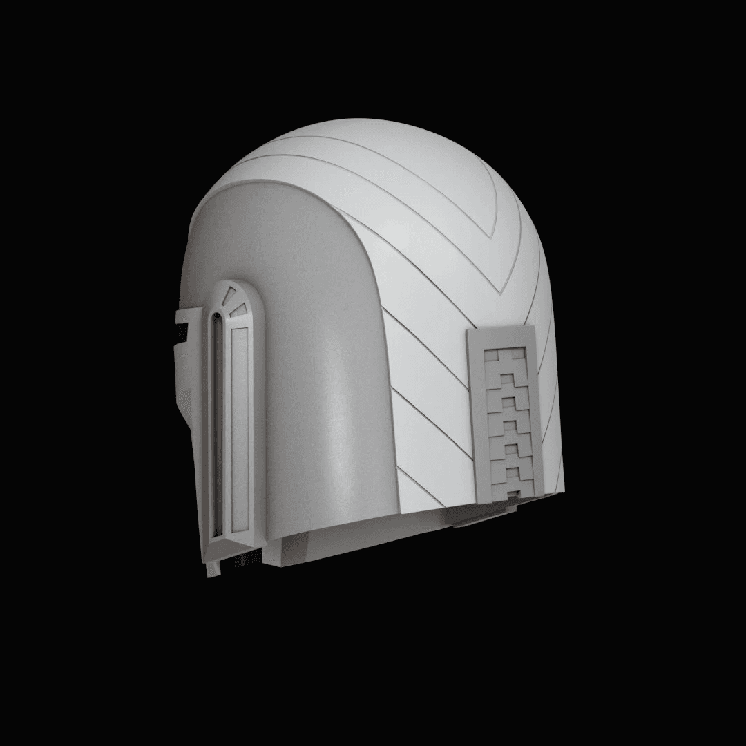 Moondalorian Helmet 3D File STL Mandalorian Moon Knight 3d model