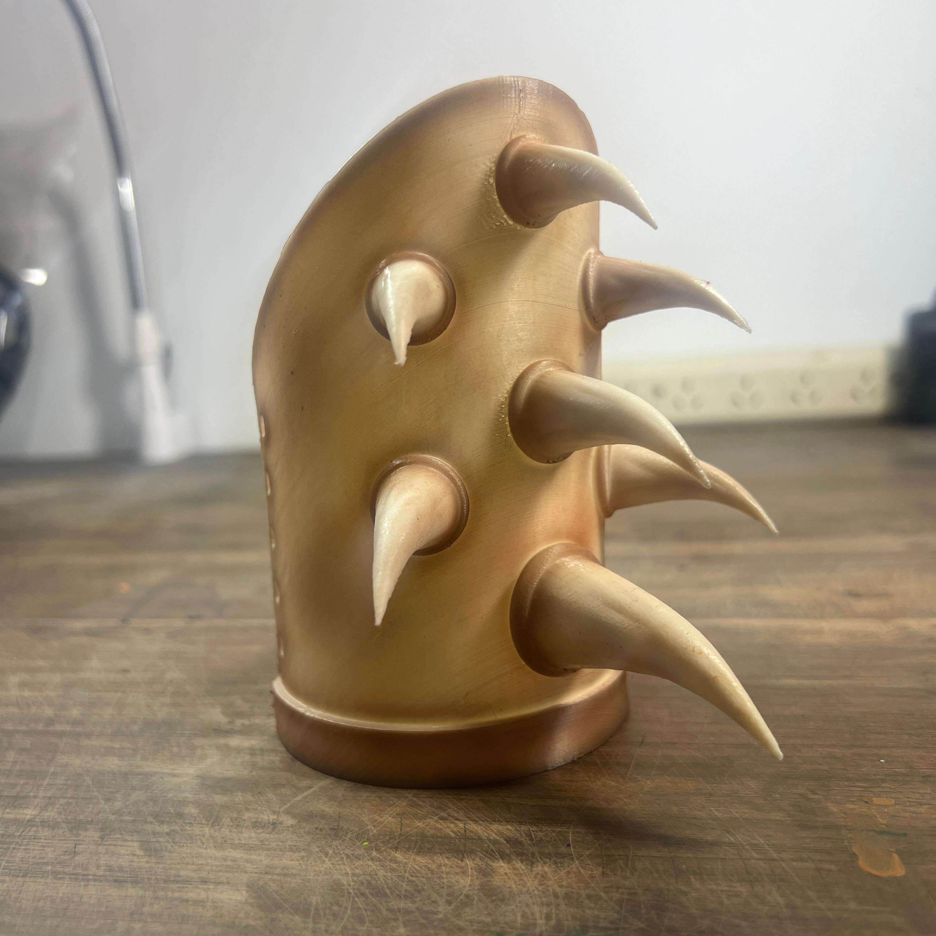 Horned Bracer for 3D Printing 3d model