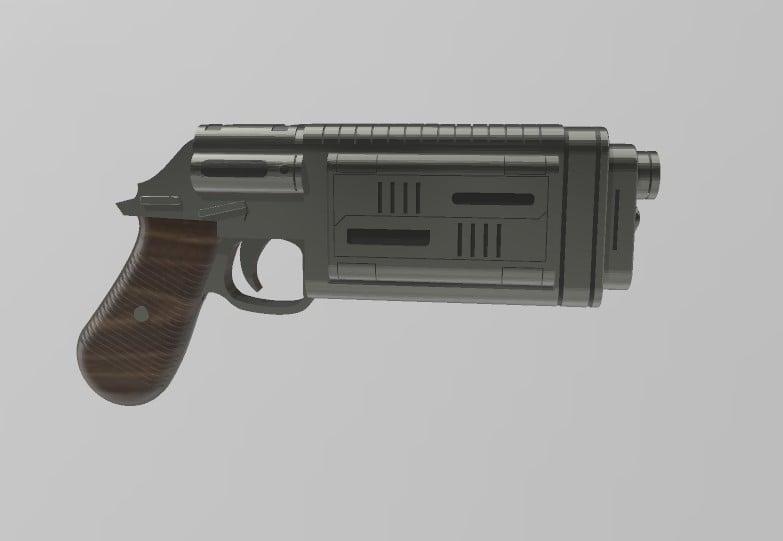 Cassian's Gun from Andor 3d model
