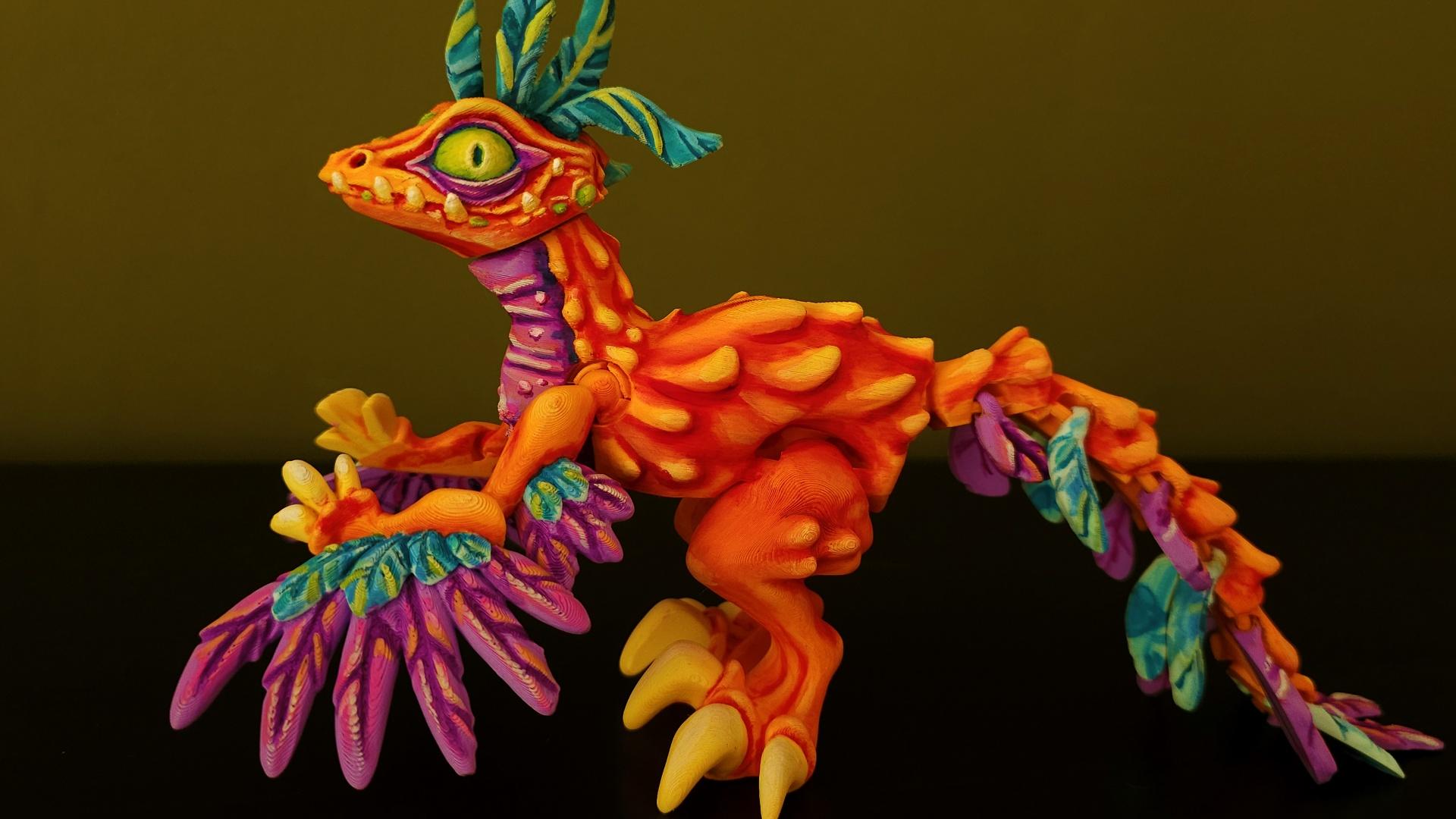 Twisty Raptor 3d model