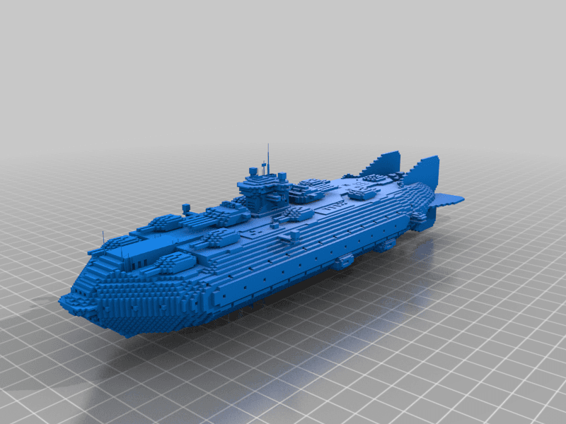 Minecraft Airship II 3d model