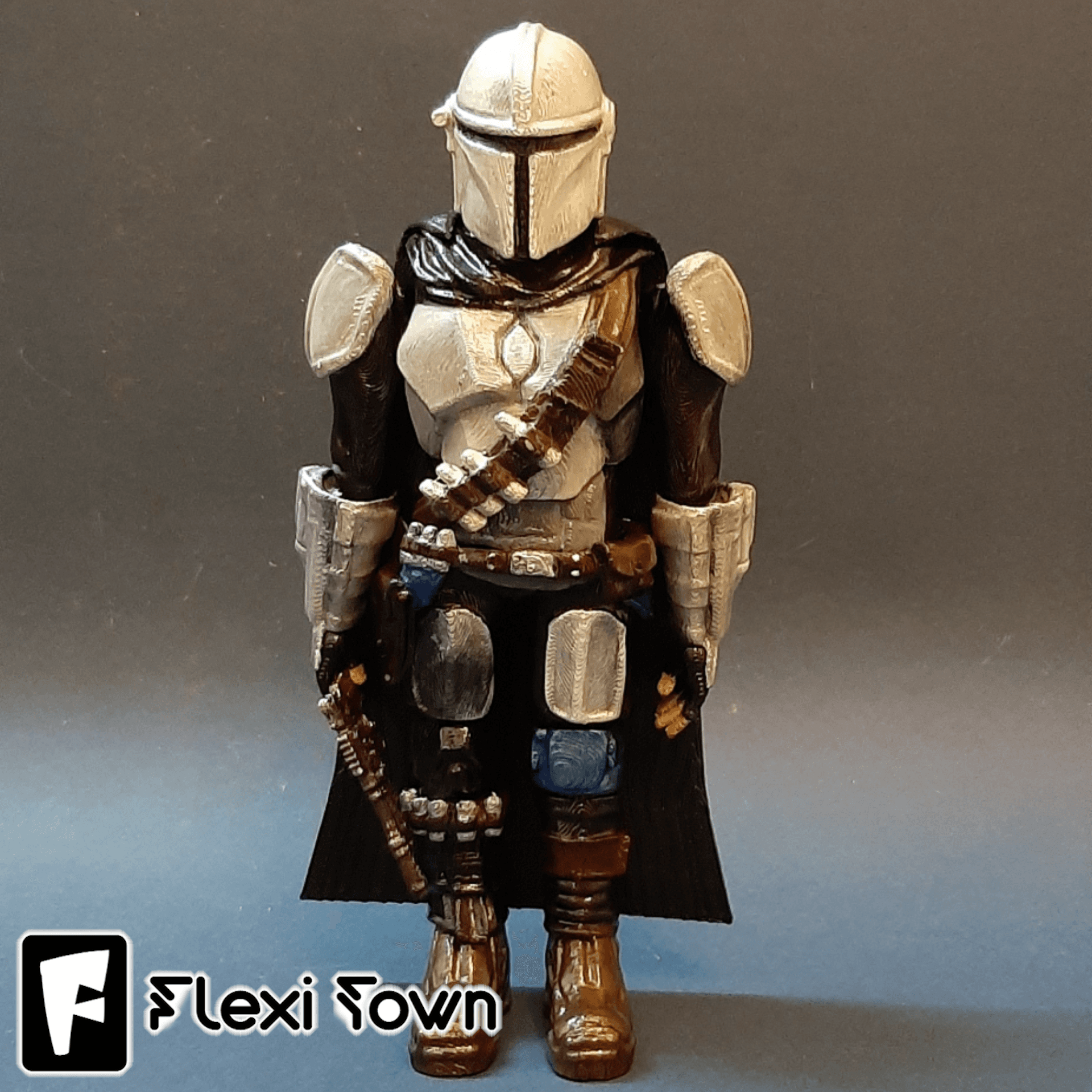 Flexi Print-in-Place Mandalorian 3d model