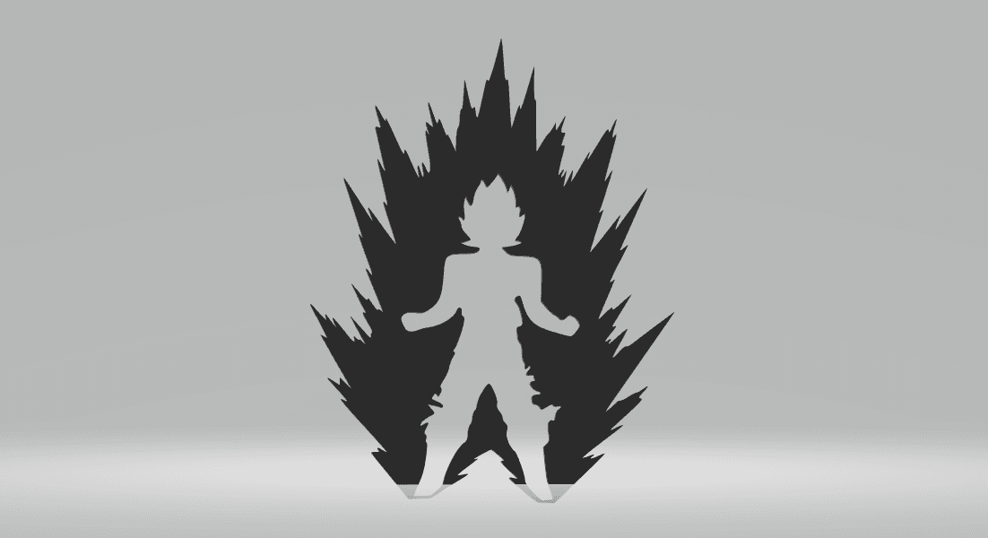 Transformation super sayajin.stl 3d model