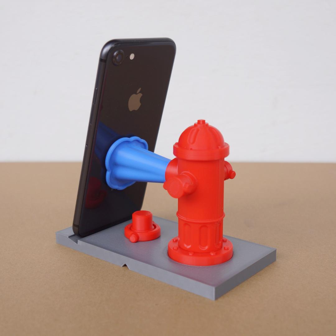 Fire Hydrant Phone/Tablet Stand 3d model