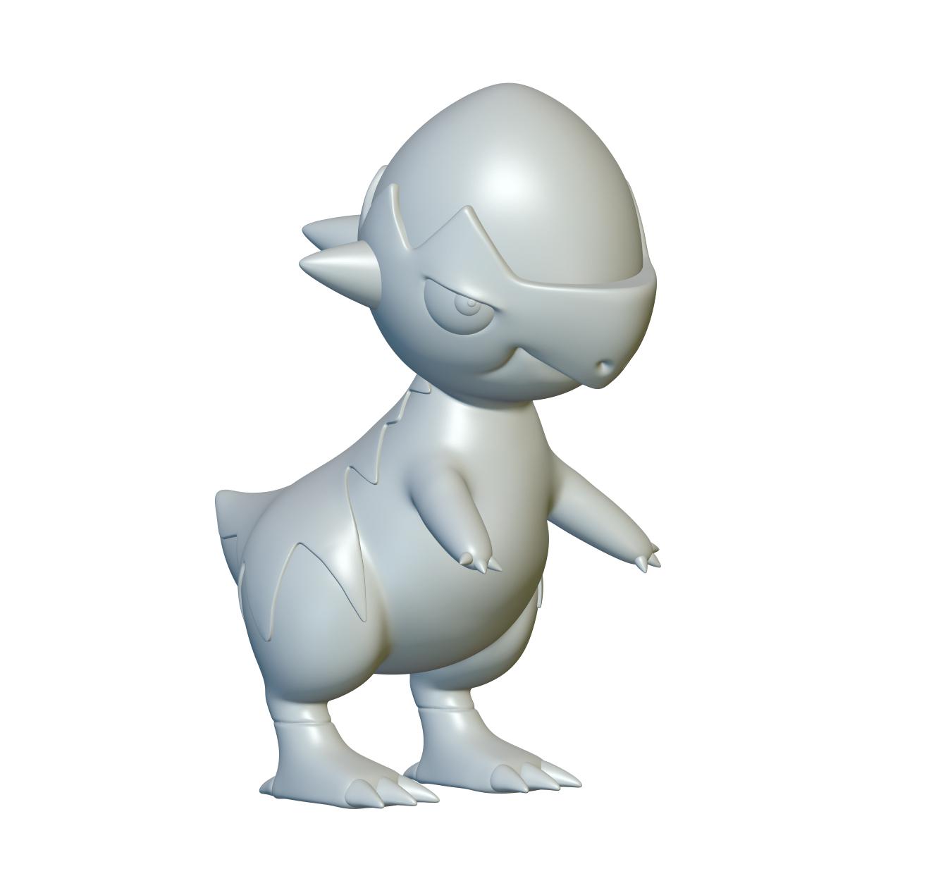 Pokemon Cranidos #408 - Optimized for 3D Printing 3d model