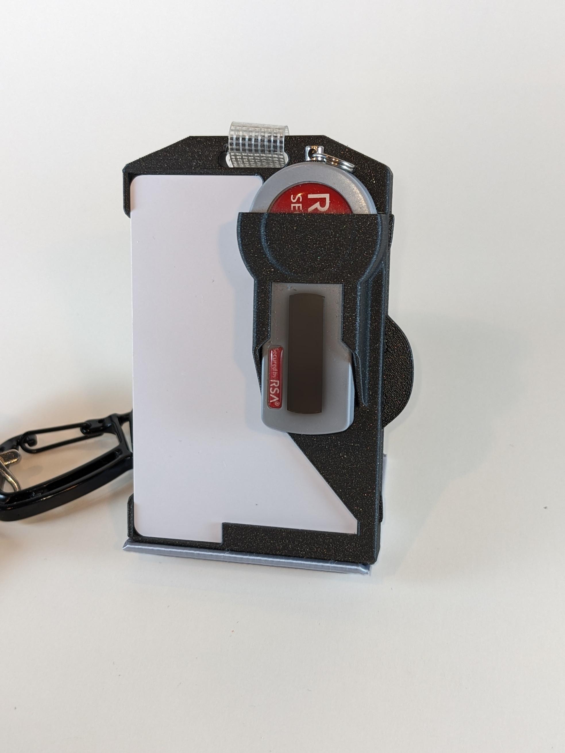 3-Card Badge Holders 3d model