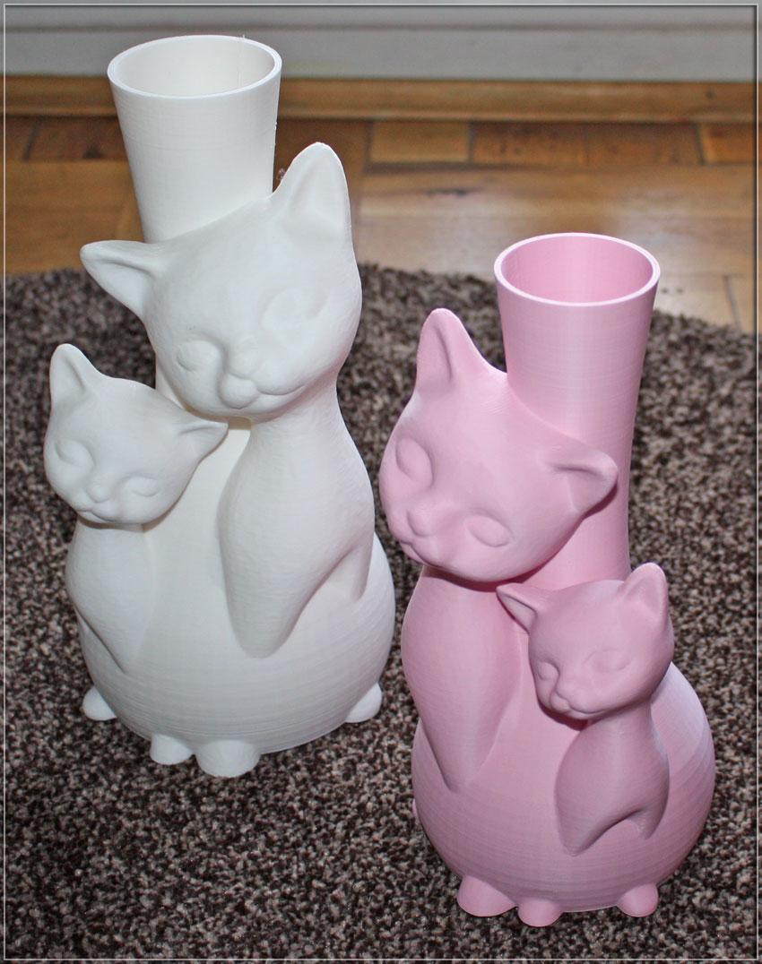 Cats Vase 3d model