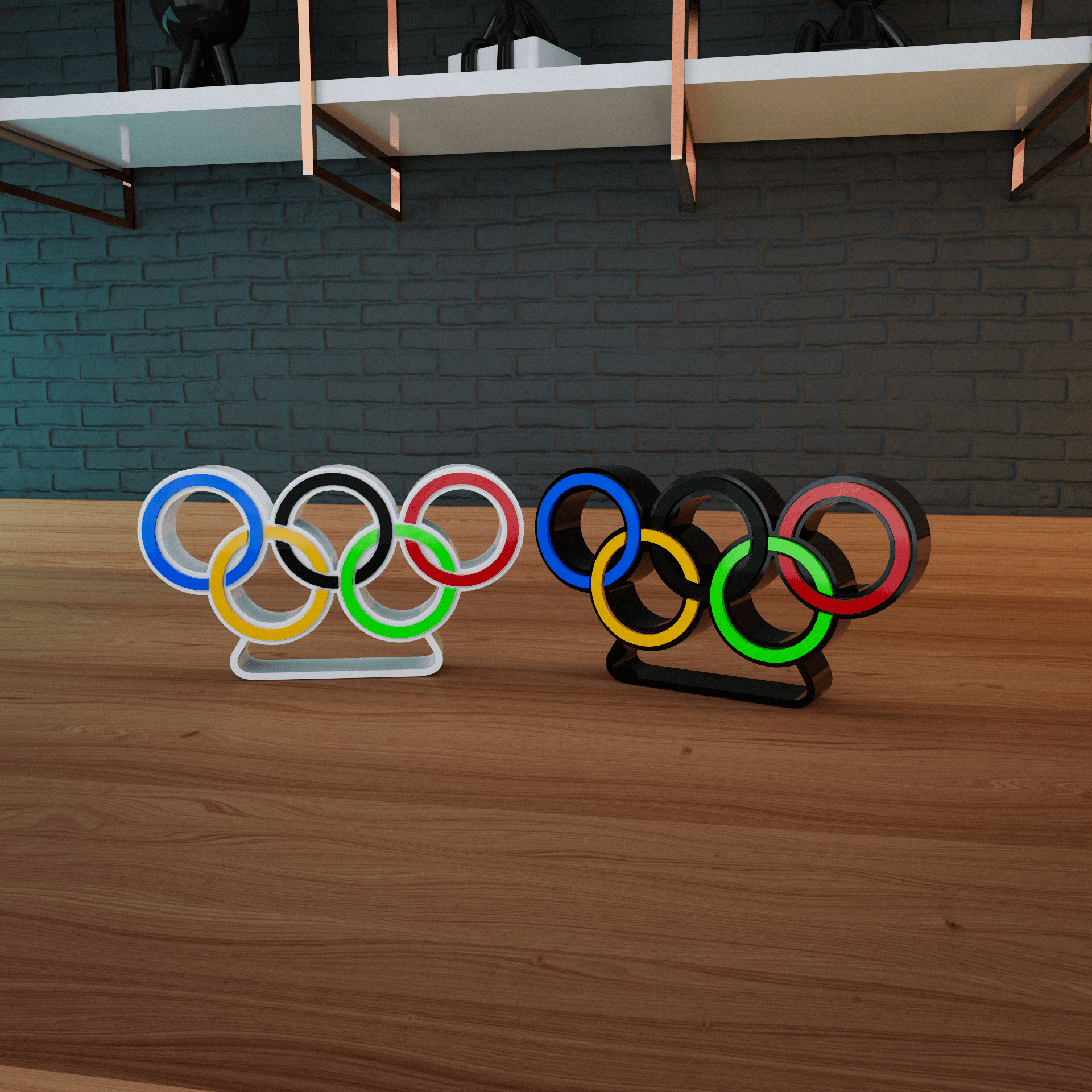 OLYMPICS - DECOR 3d model