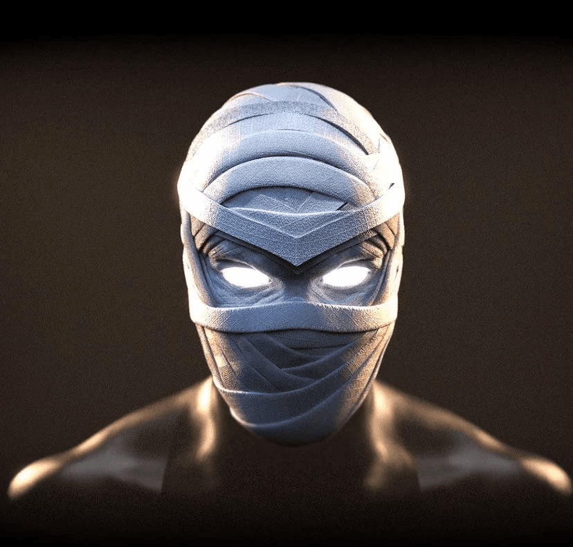 Moon Knight Mask 3D File STL 3d model