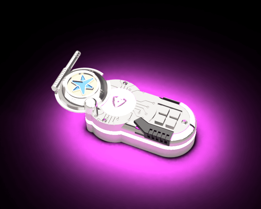 Lightspeed Rescue Morpher with LEDs 3d model