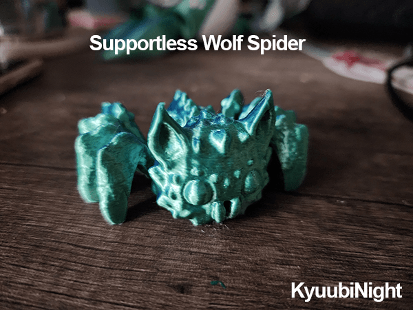 Supportless Chibi Wolf Spider 3d model