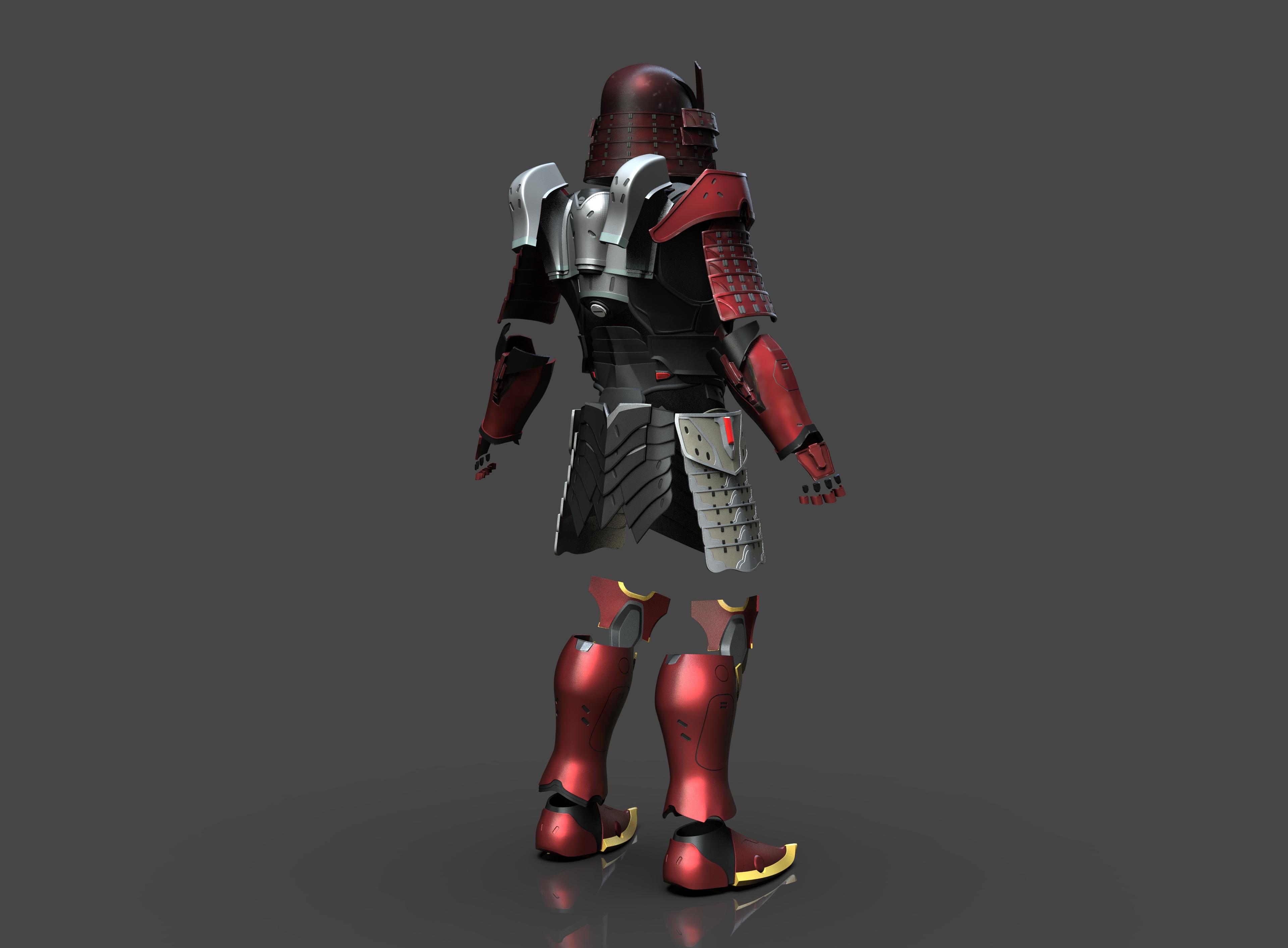 Halo Samurai Armor 3d model