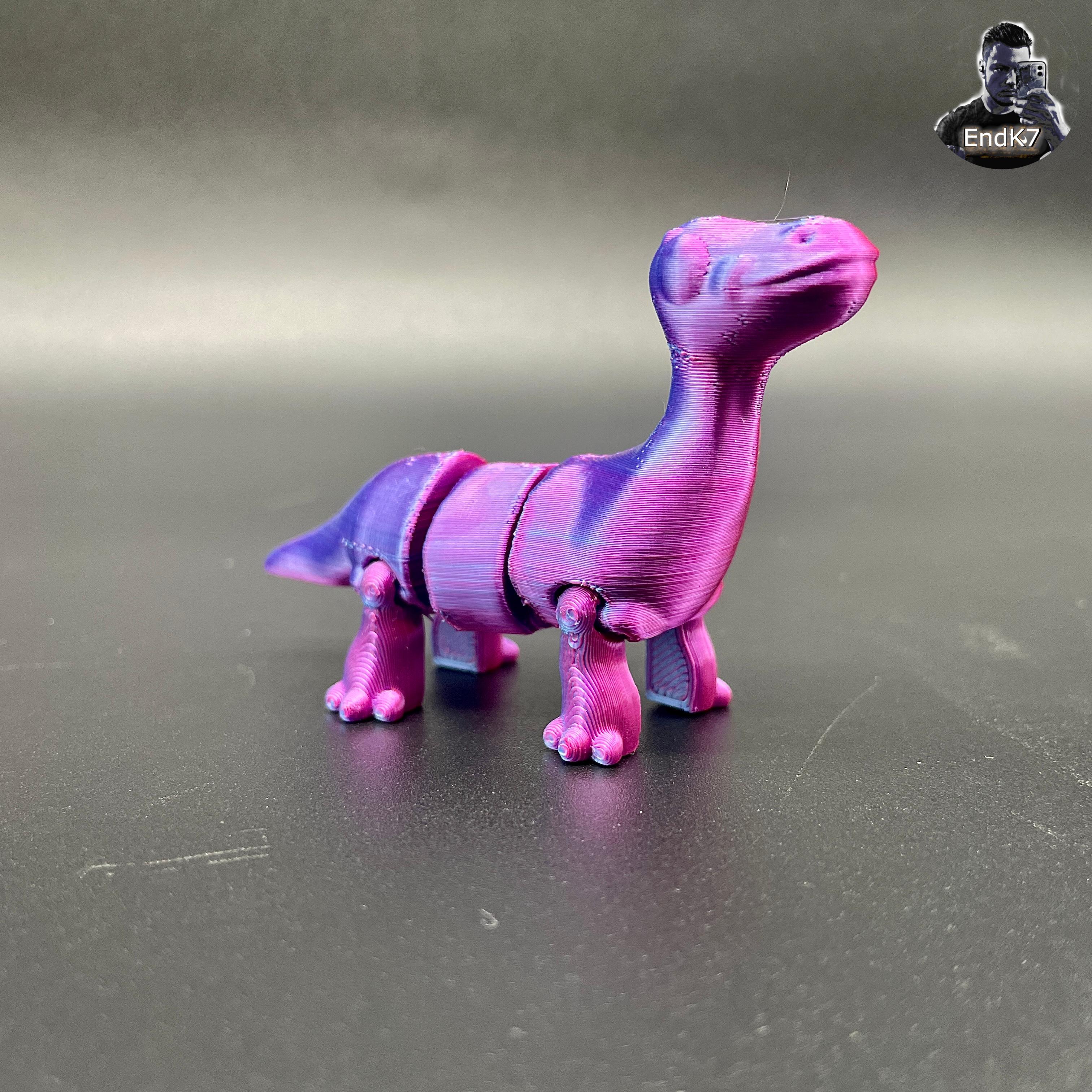 Cute Tiny Brachiosaurus 3d model