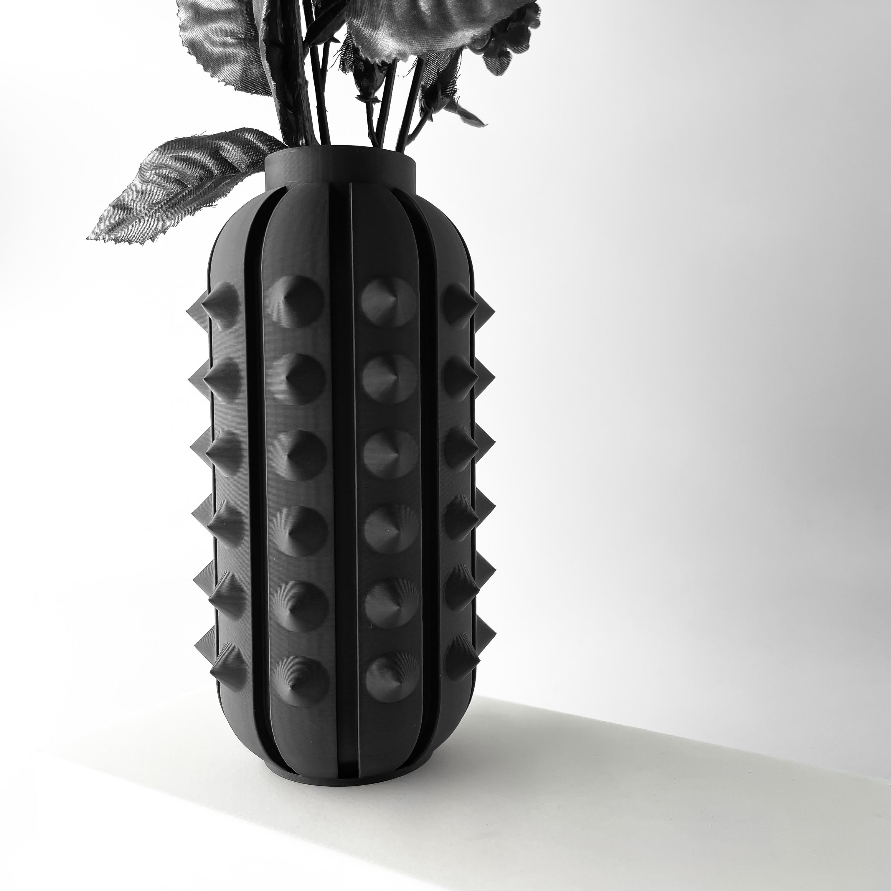 The Nori Vase, Modern and Unique Home Decor for Dried and Flower Arrangements  | STL File 3d model