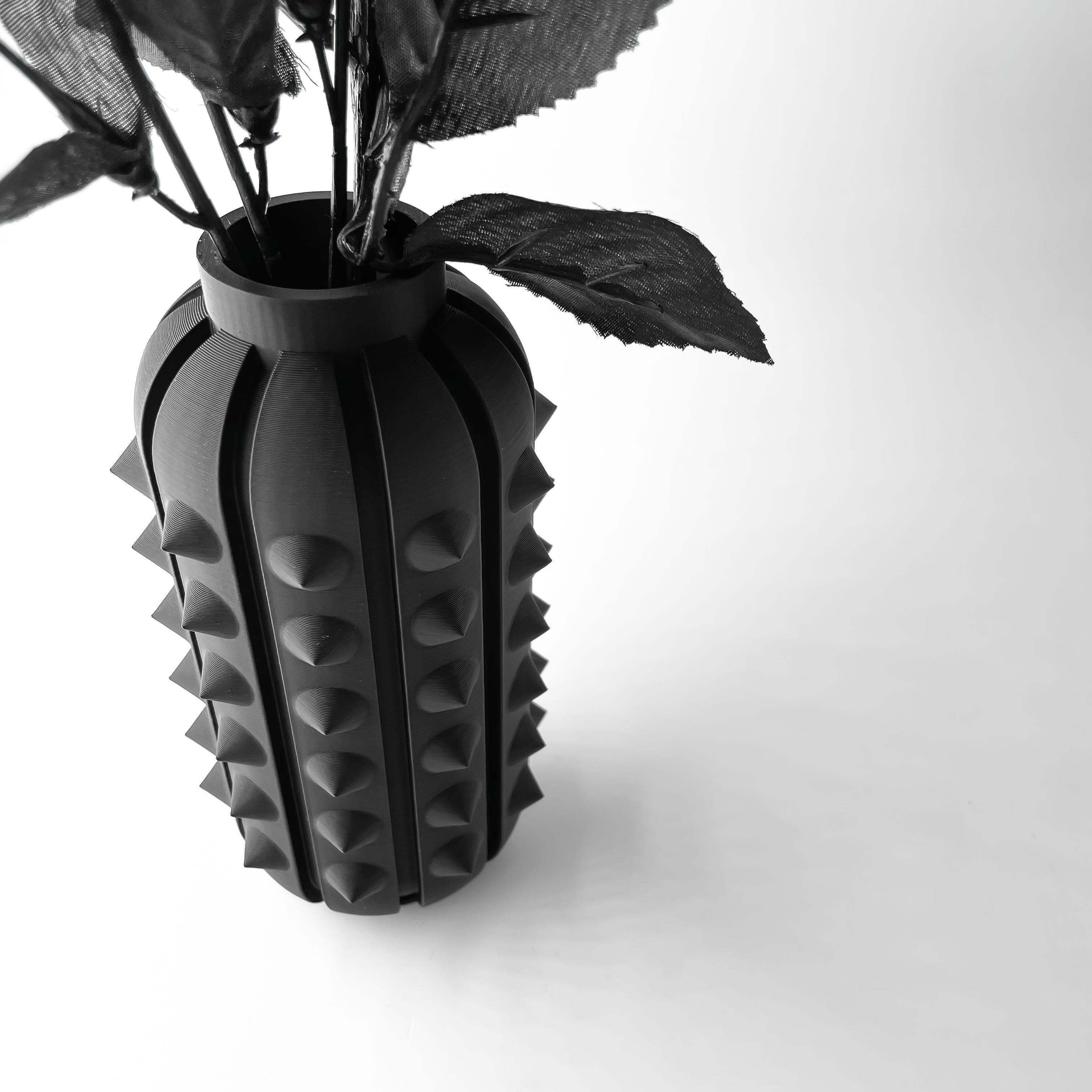 The Nori Vase, Modern and Unique Home Decor for Dried and Flower Arrangements  | STL File 3d model