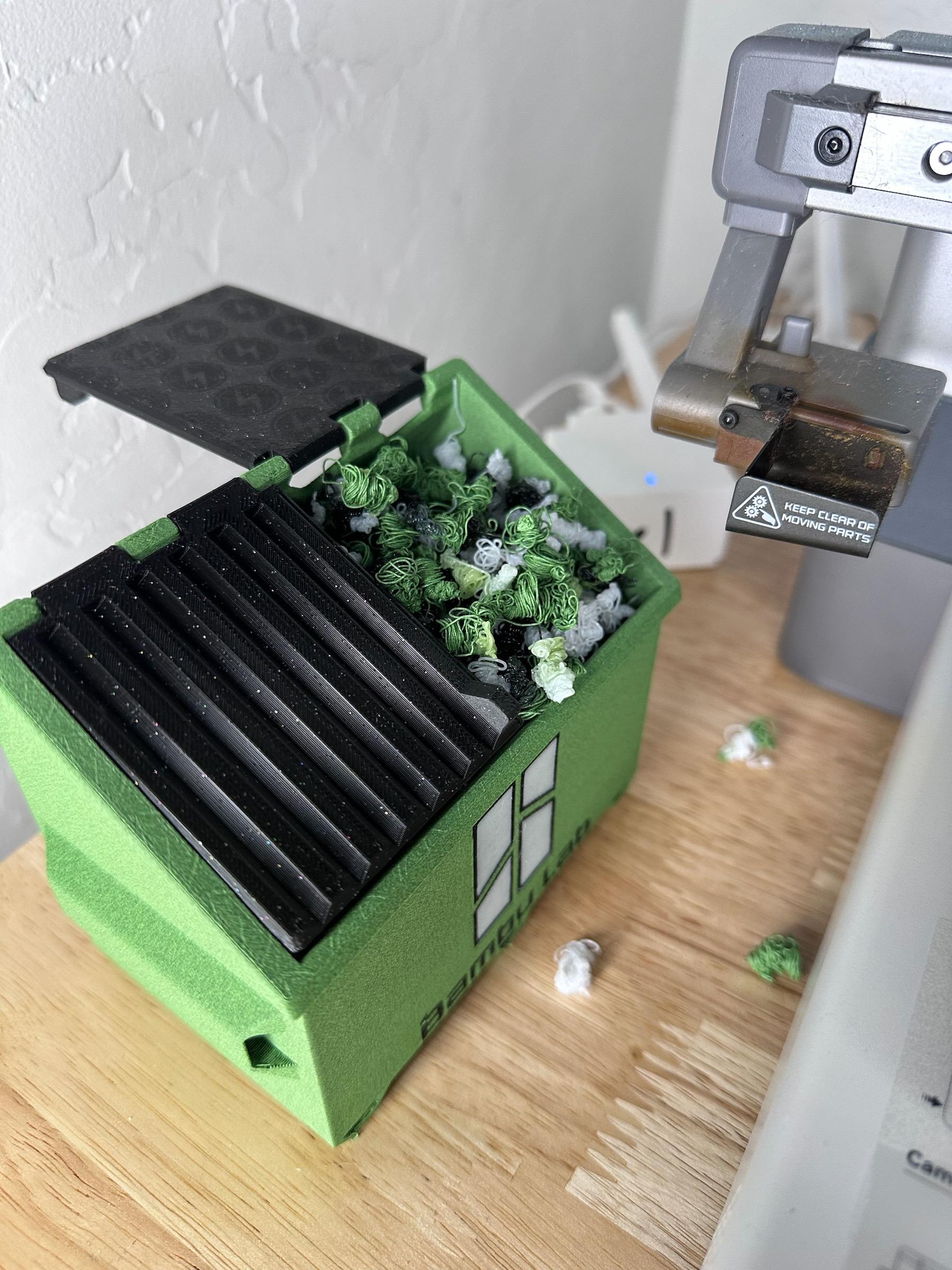 Bambu Lab, Poo Dumpster, for A1, A1 mini, X1c, P1P, P1S, Anycubic, print in place 3d model