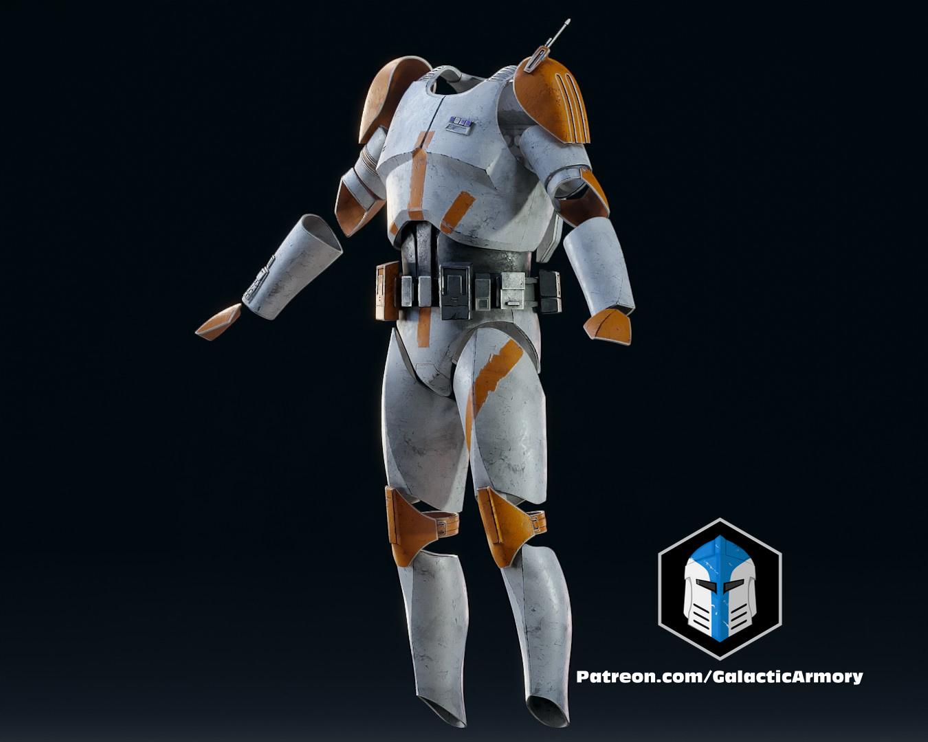 Commander Cody Armor Accessories - 3D Print Files 3d model