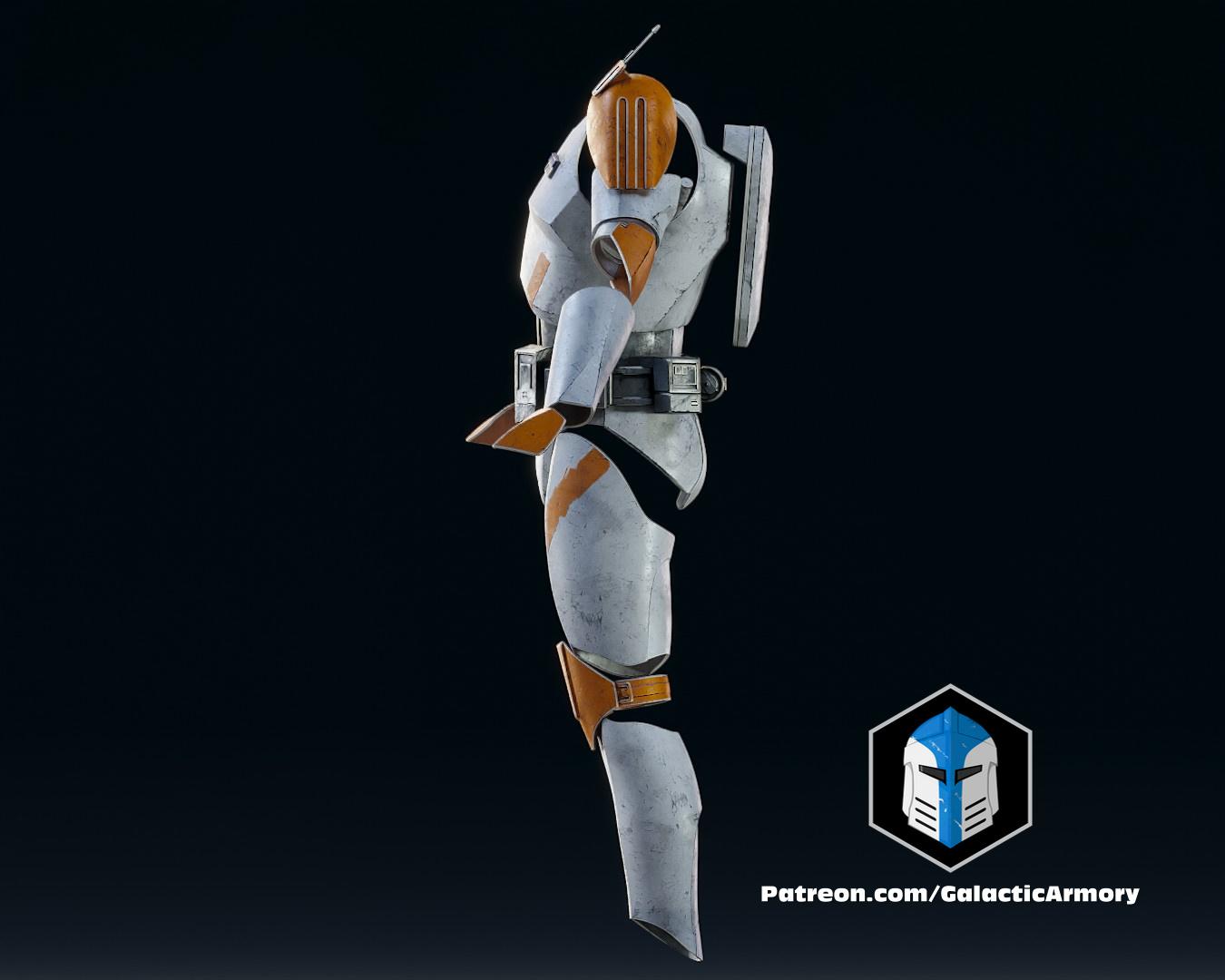 Commander Cody Armor Accessories - 3D Print Files 3d model