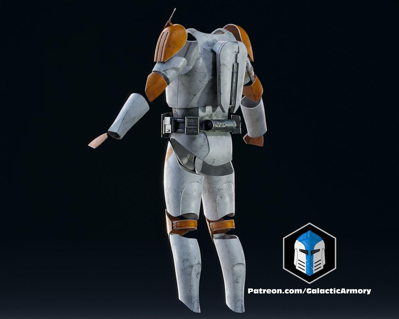 Commander Cody Armor Accessories - 3D Print Files 3d model