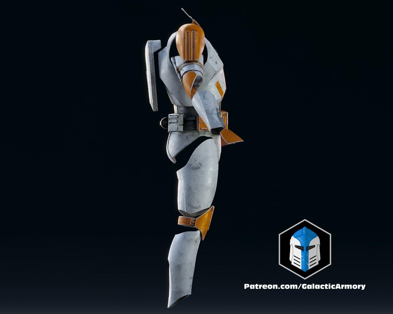 Commander Cody Armor Accessories - 3D Print Files 3d model