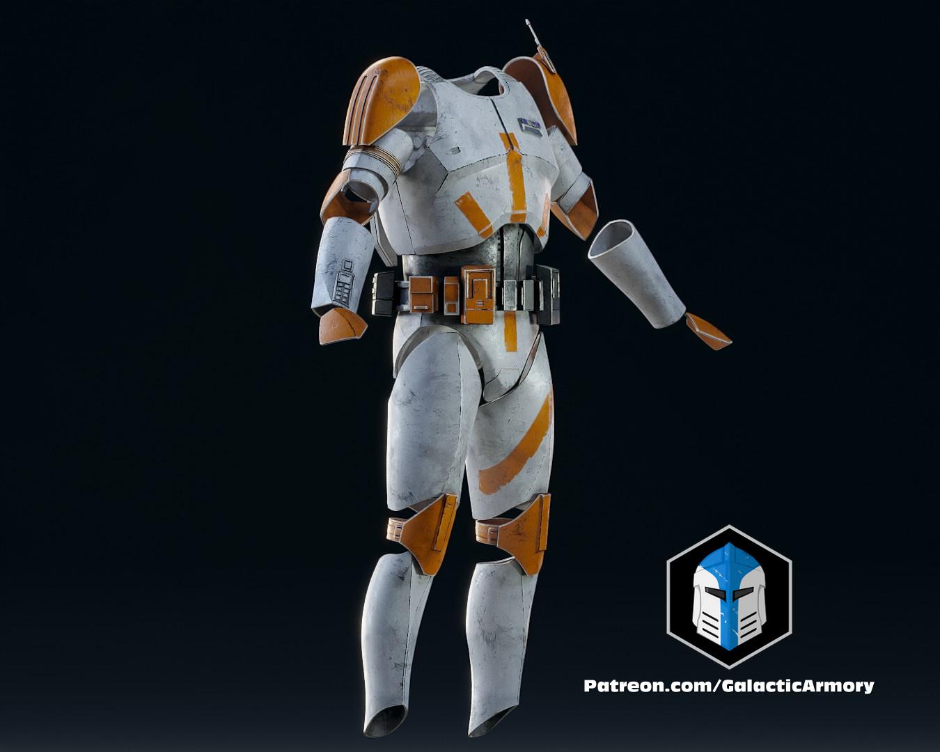 Commander Cody Armor Accessories - 3D Print Files 3d model