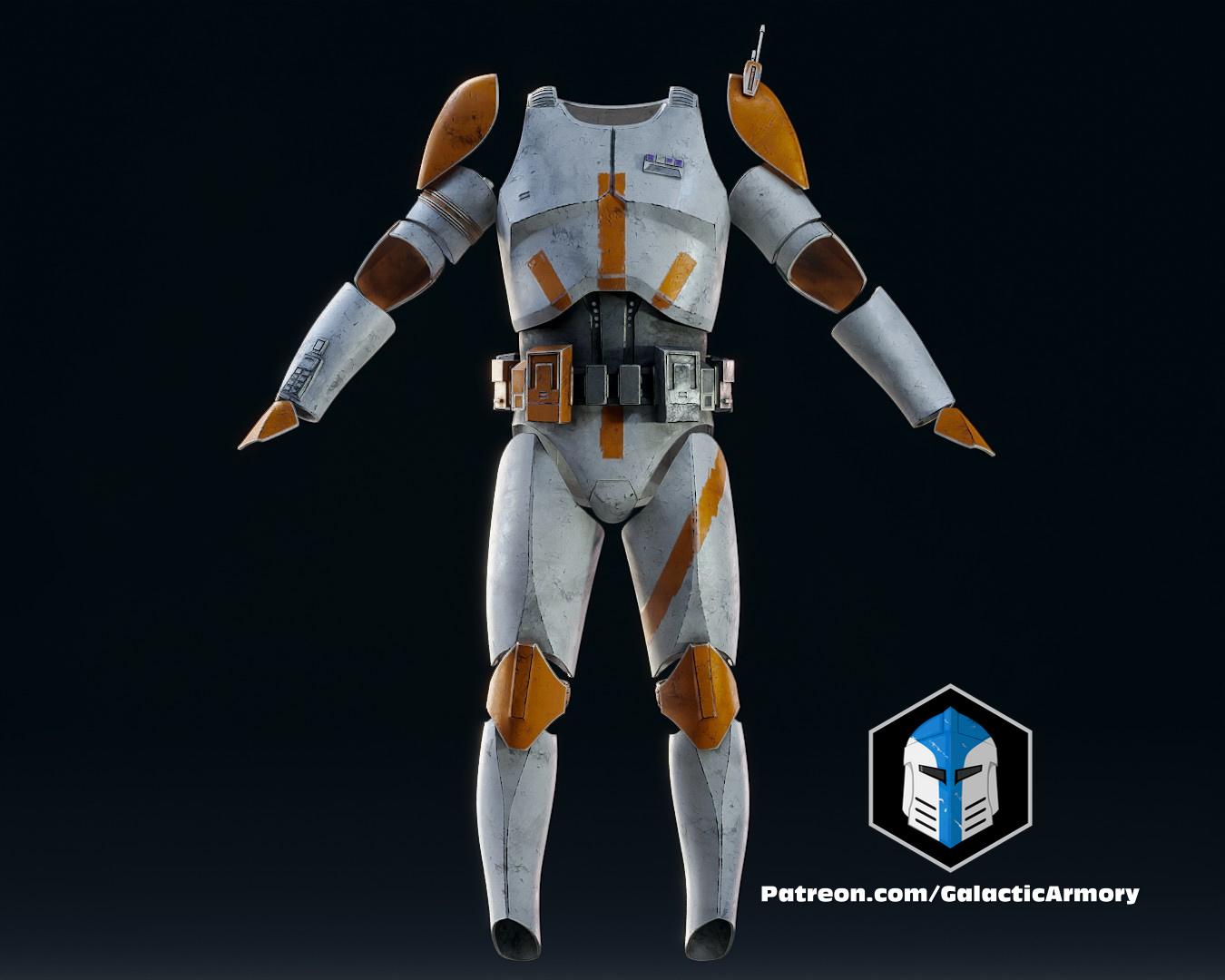 Commander Cody Armor Accessories - 3D Print Files 3d model