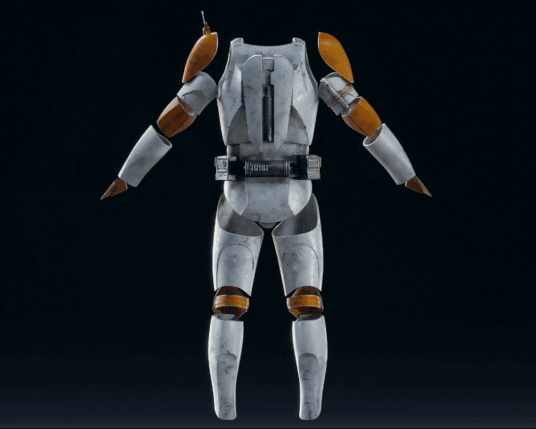 Commander Cody Armor Accessories - 3D Print Files 3d model