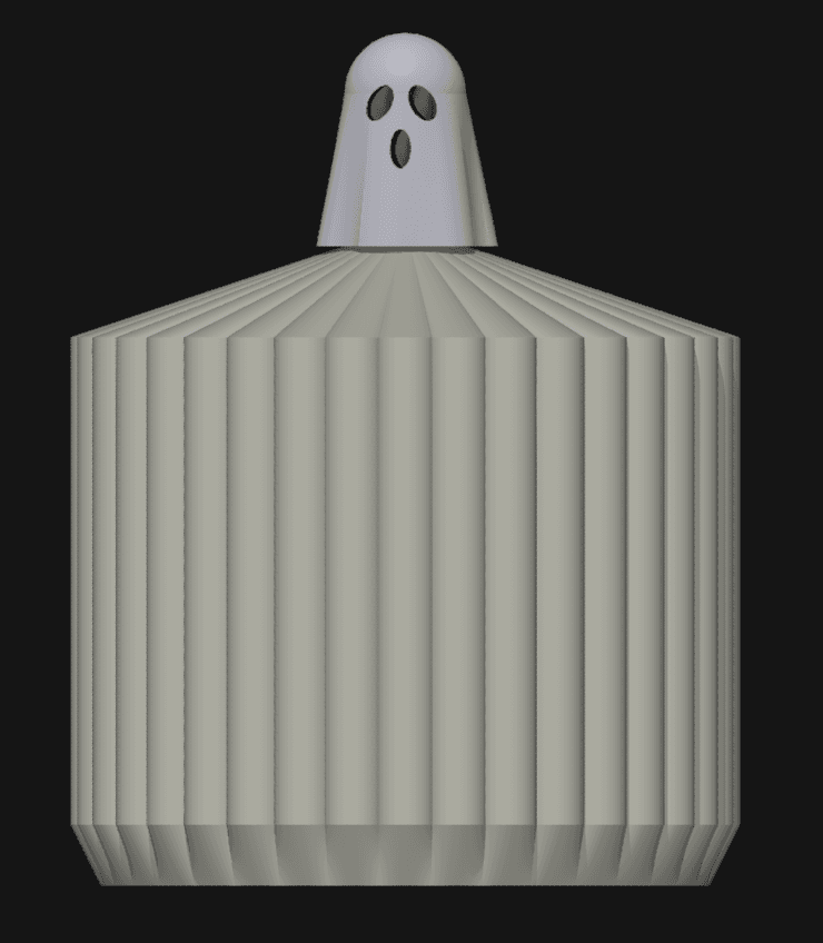 Ghost - Jar Top Handle 3d model