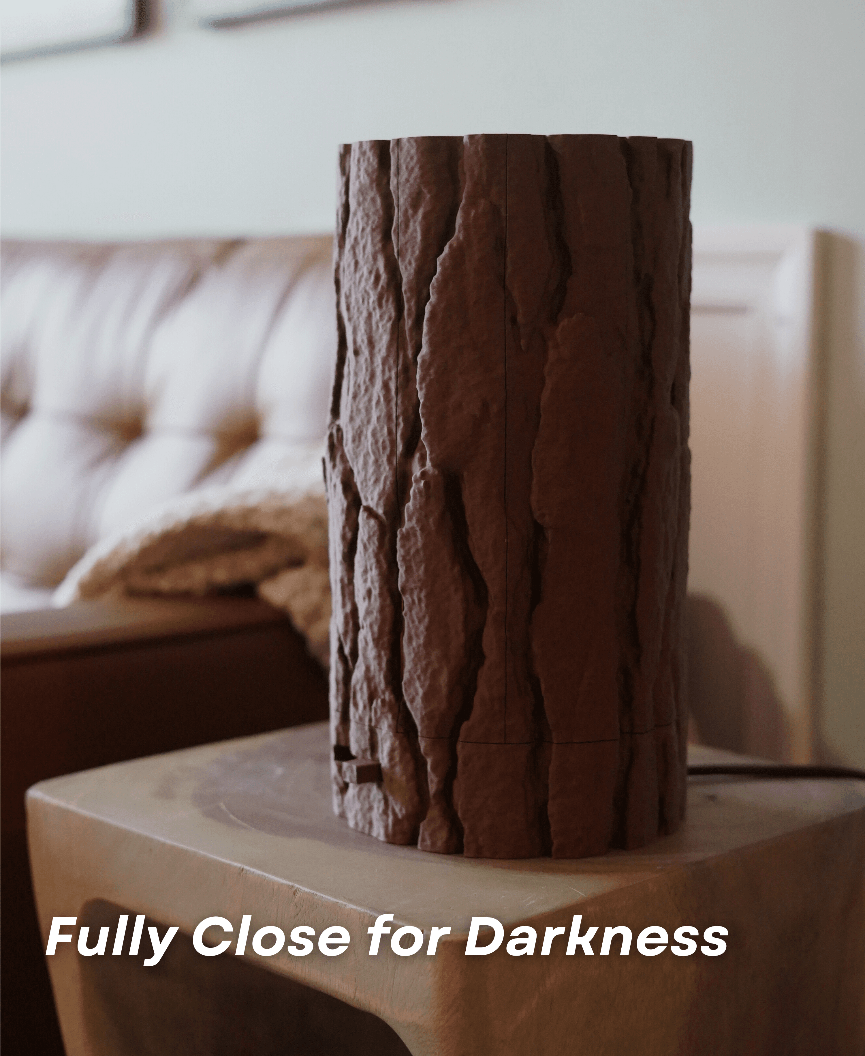 Lantern log - Mechanically Dimming Lamp with Real Log Texture 3d model