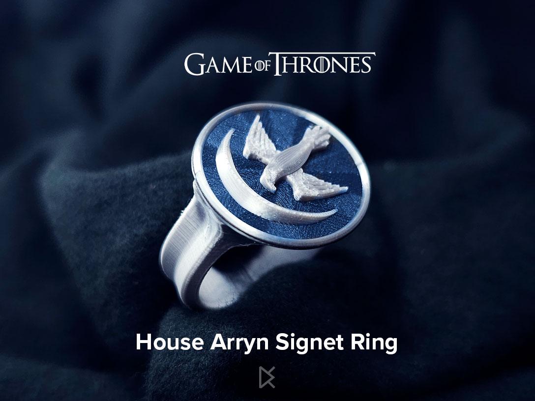 Arryn Ring Signet - Game of Thrones 3d model