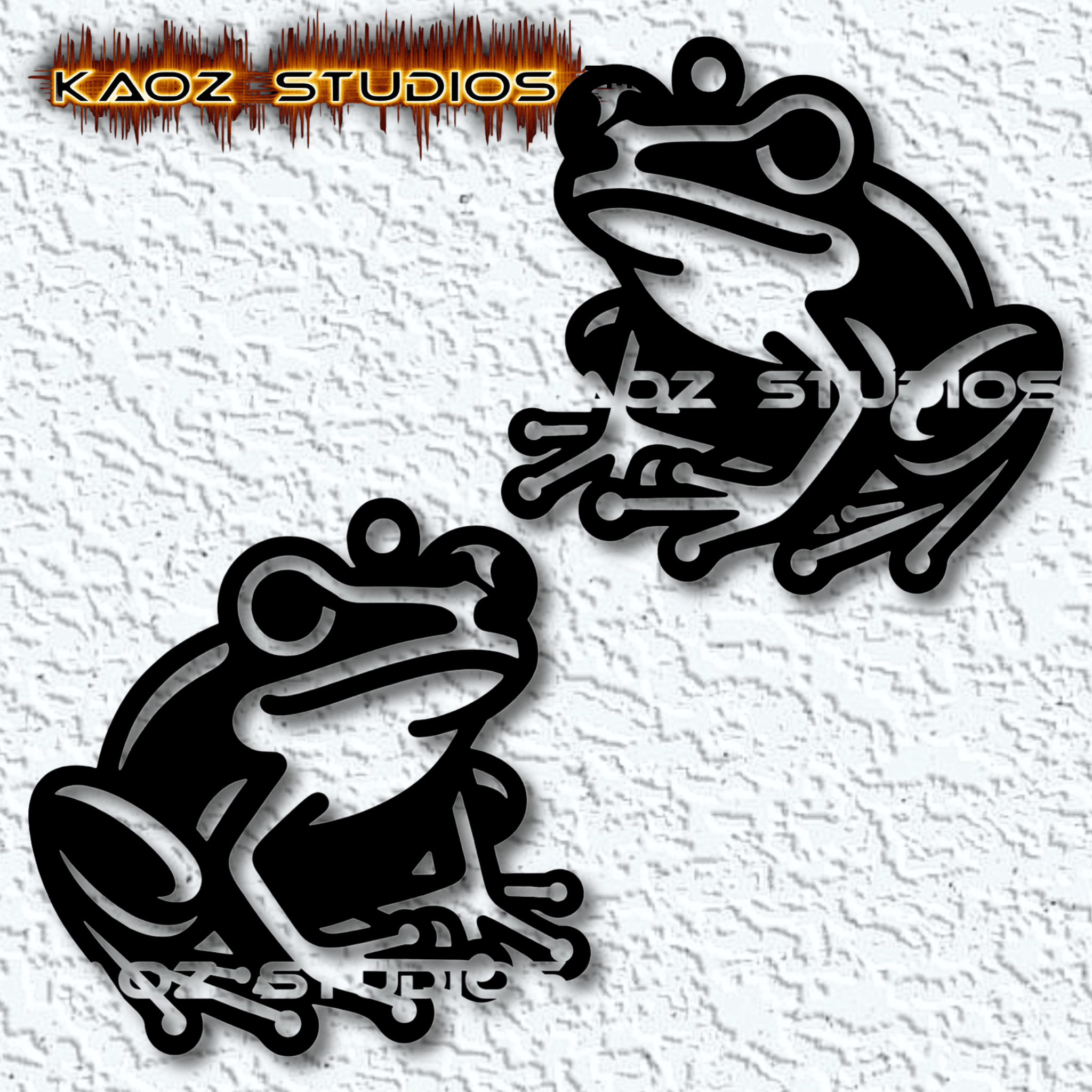 frog earrings.stl 3d model
