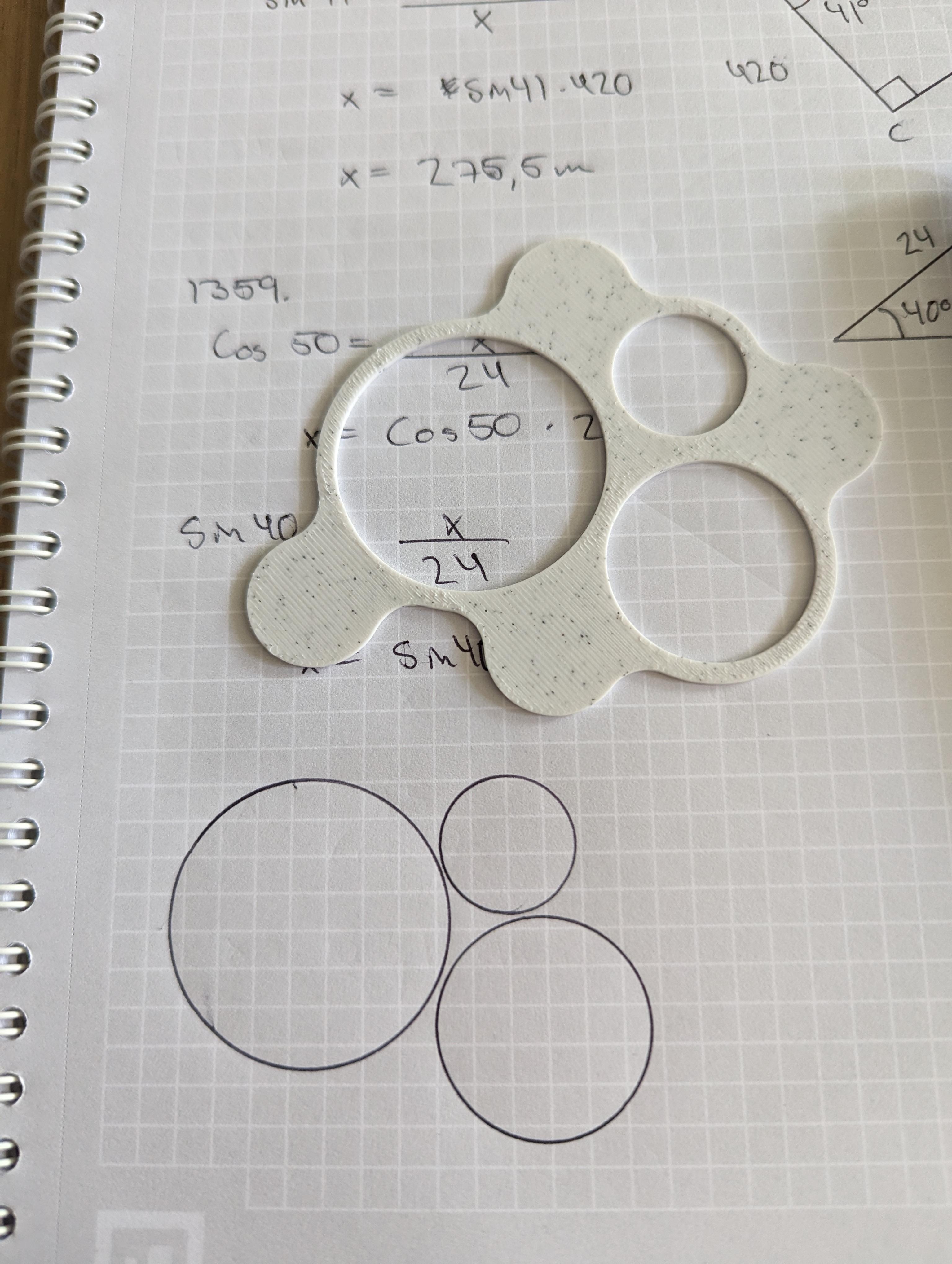Circle drawing aid  3d model