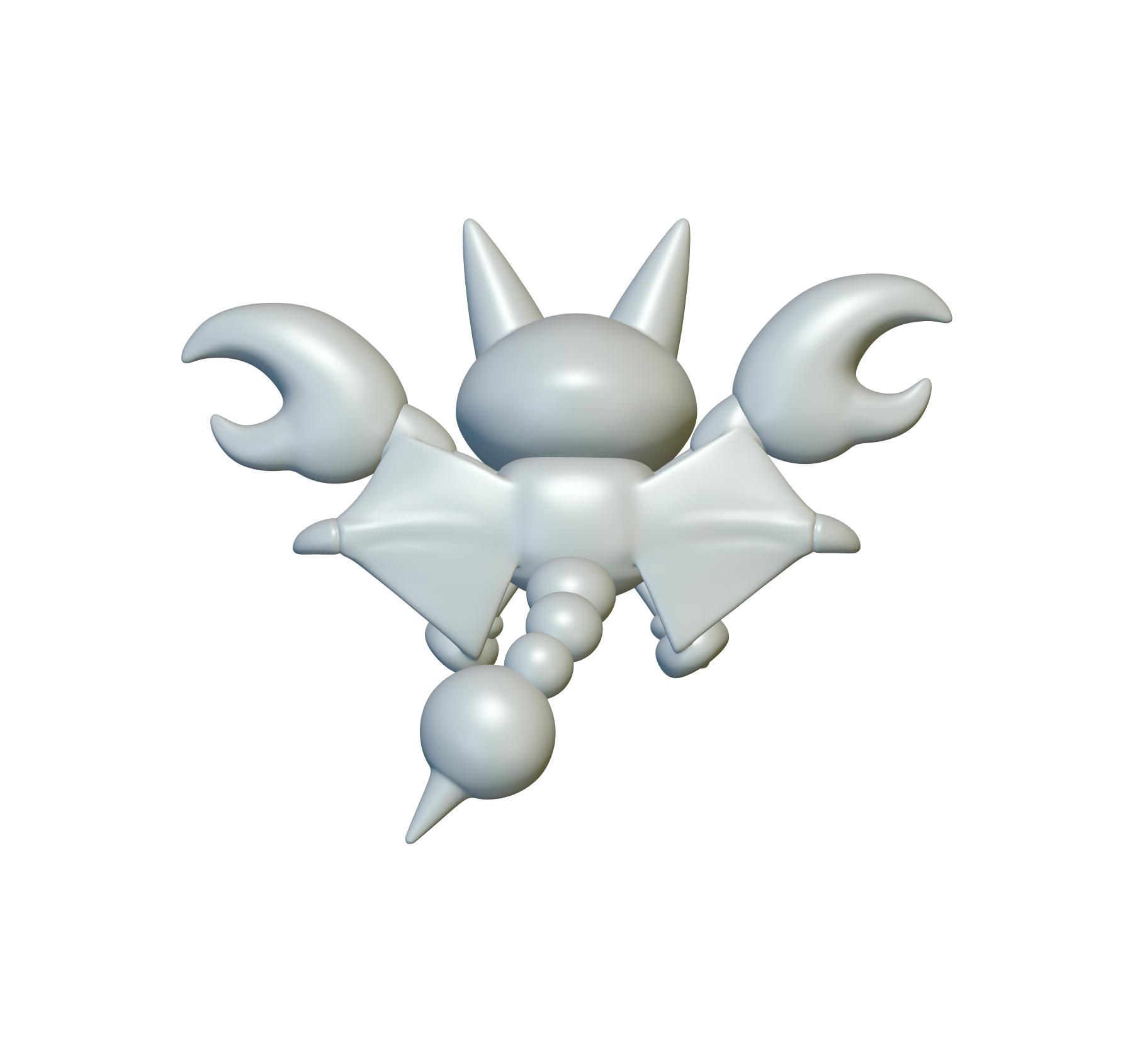 Pokemon Gligar #207 - Optimized for 3D Printing 3d model