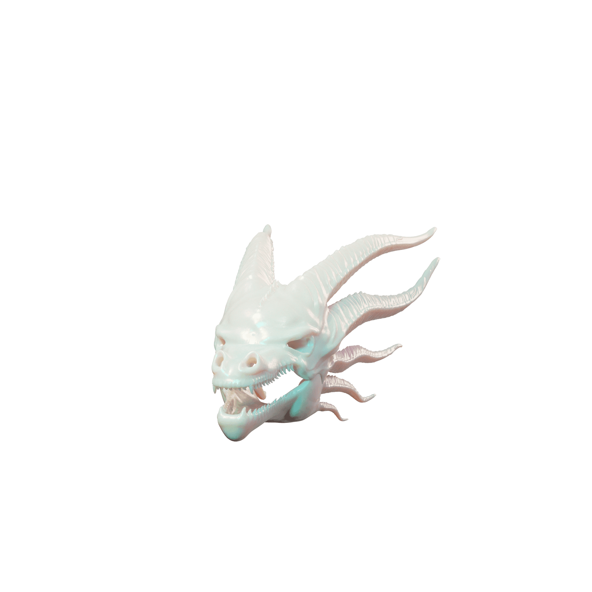 King Ghidorah Skull 3d model