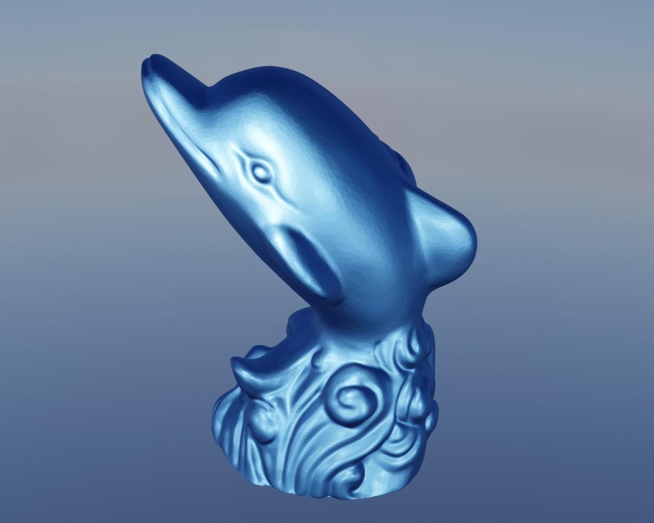 Dolphin balloon 3d model